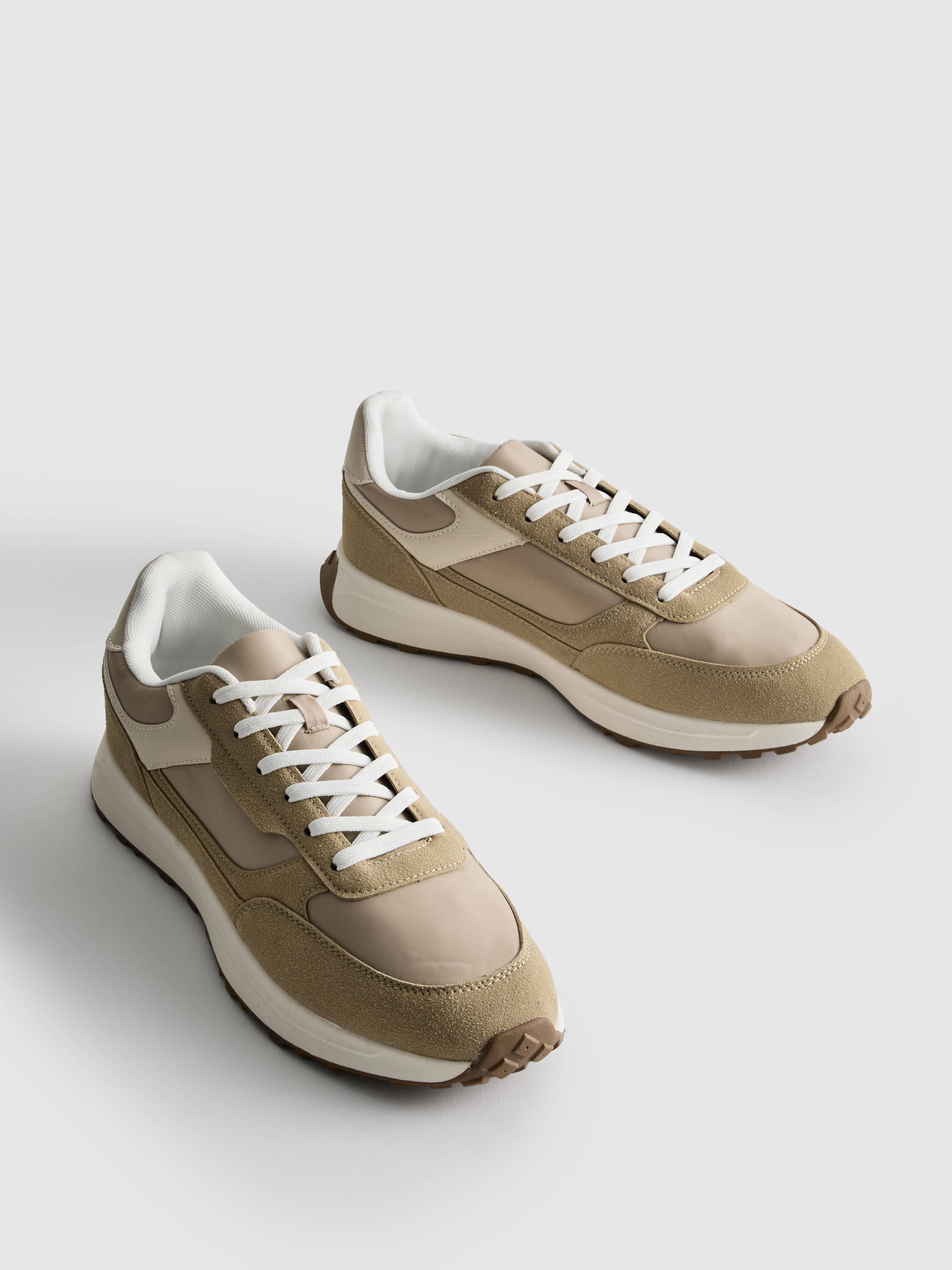 Low-Top Colour Block Trainers