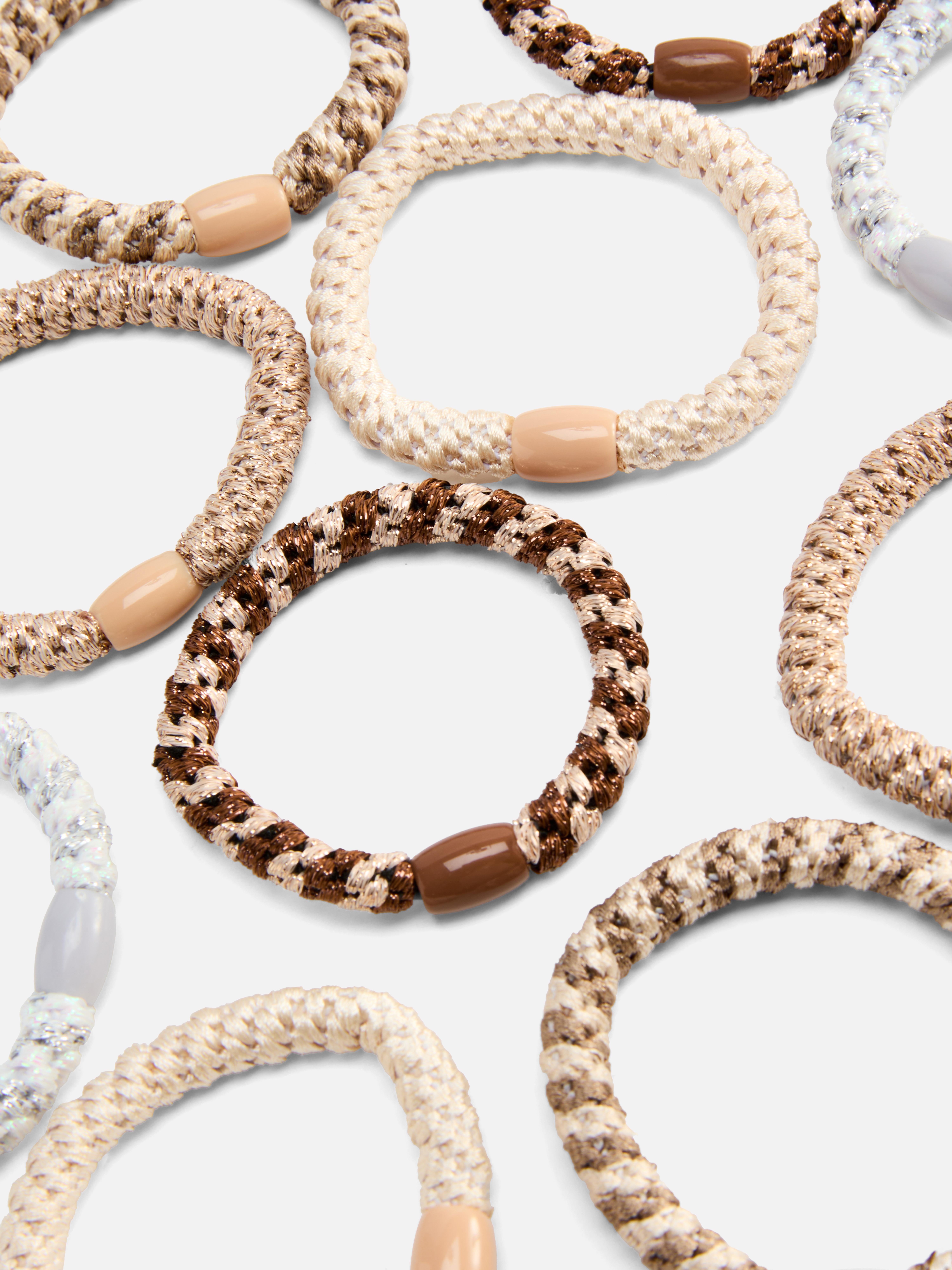 Dicke, elastische Haargummis, 10er-Pack