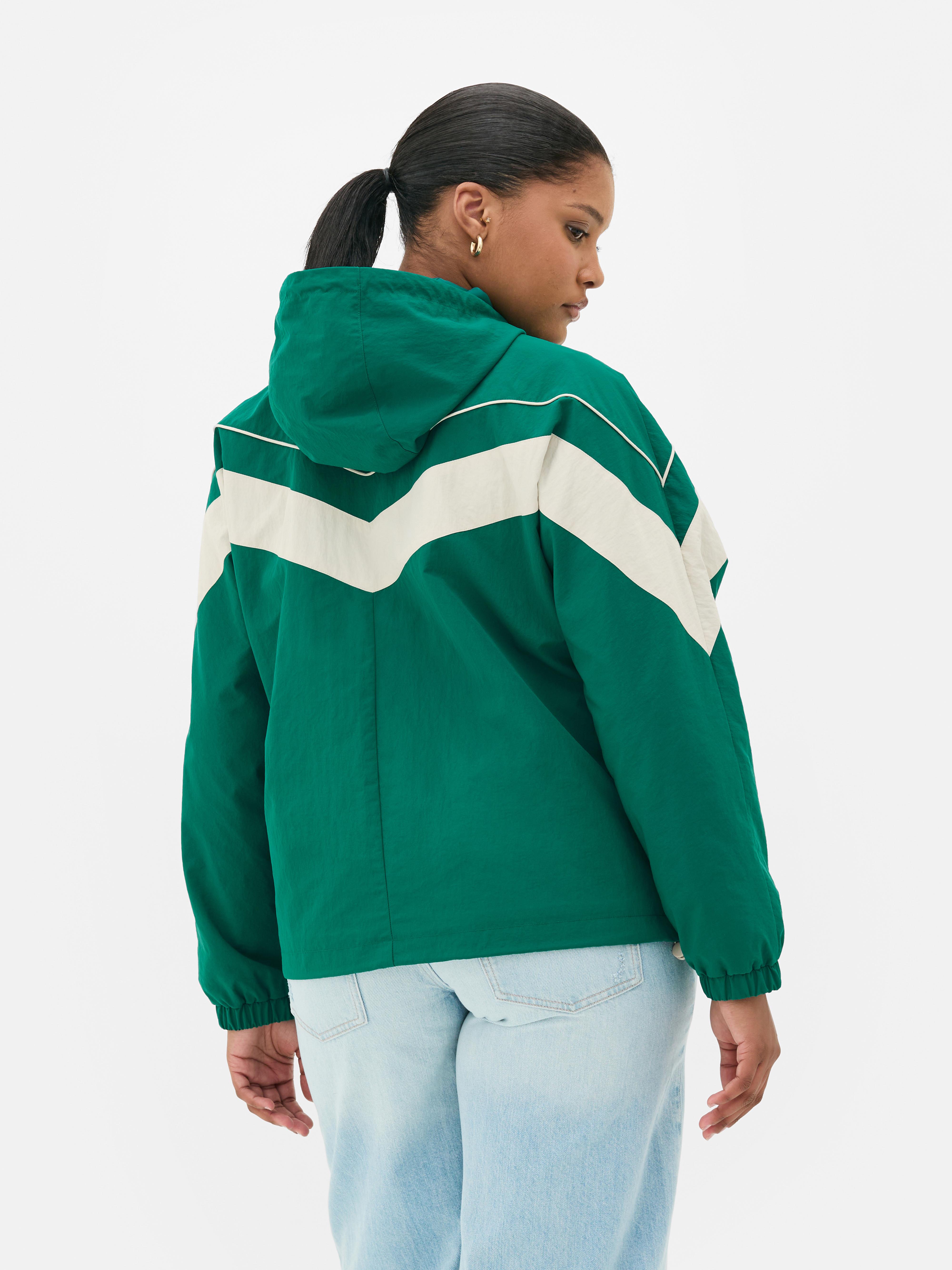 ジャケット・アウター T/C Weather Hooded Shell Jacket M Women's Green Hooded Sporty Shell Jacket | Primark