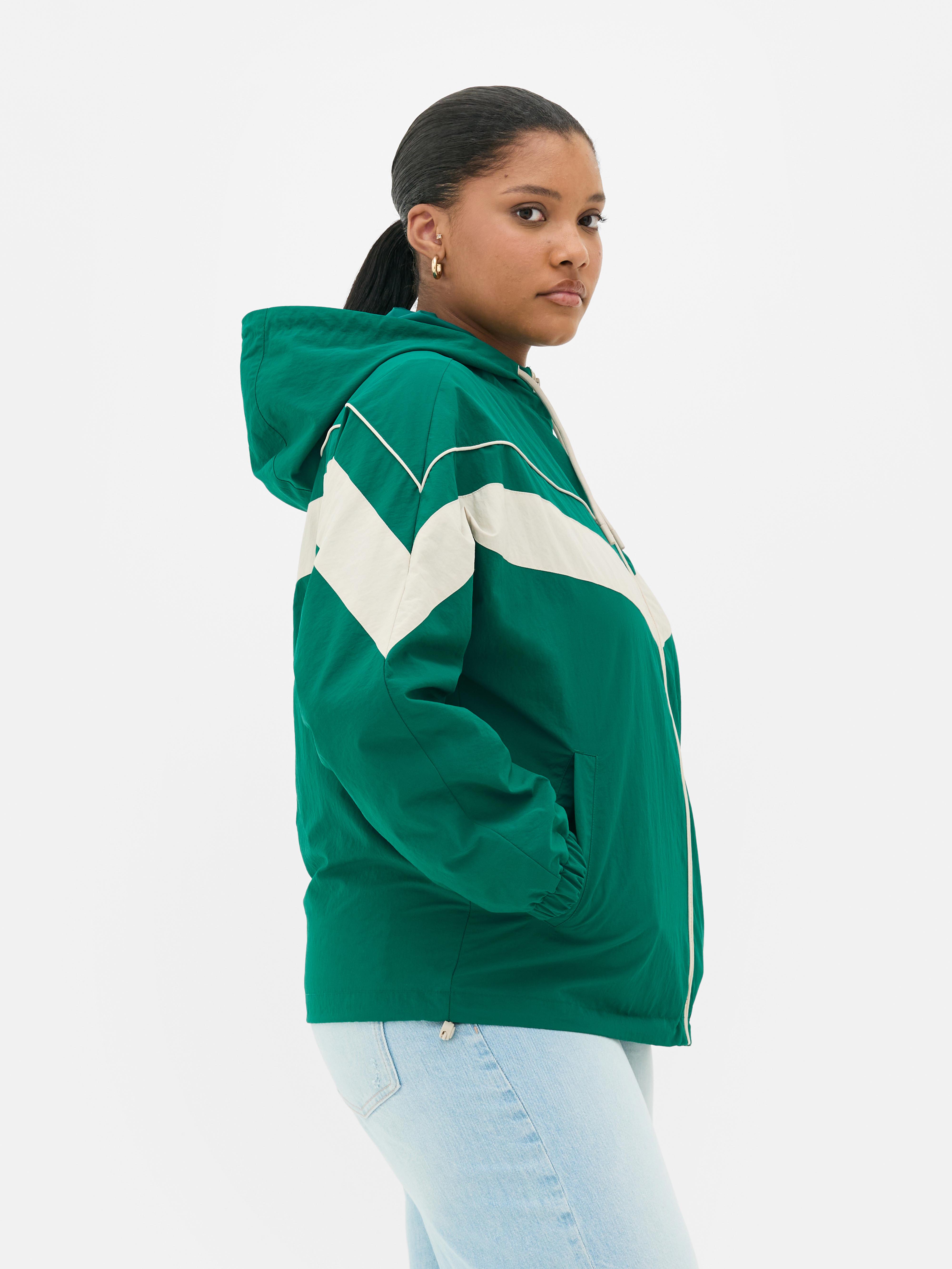 Sportliche Shelljacke mit Kapuze