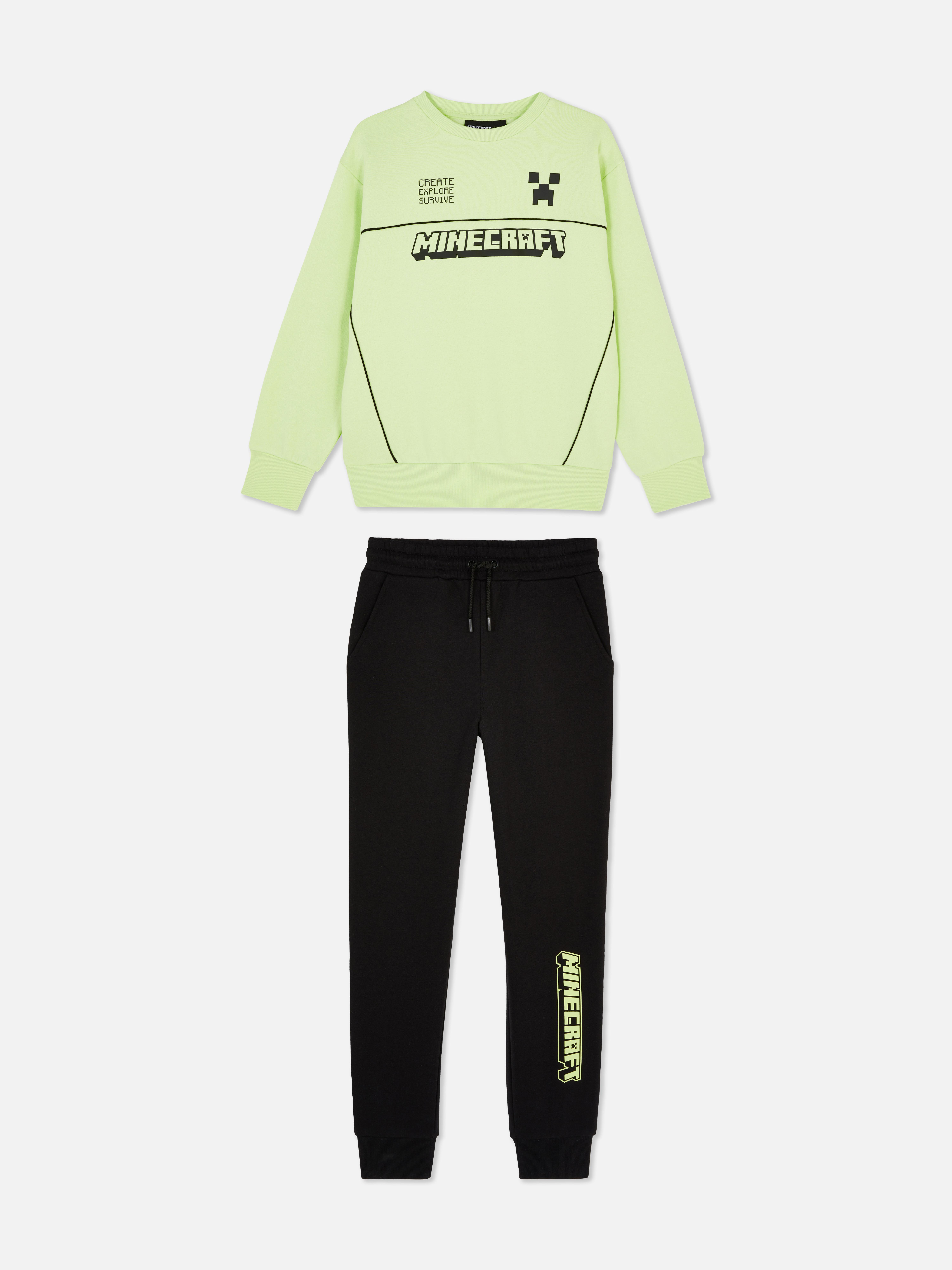 5-15yrs | Minecraft Sweatshirt and Joggers Set