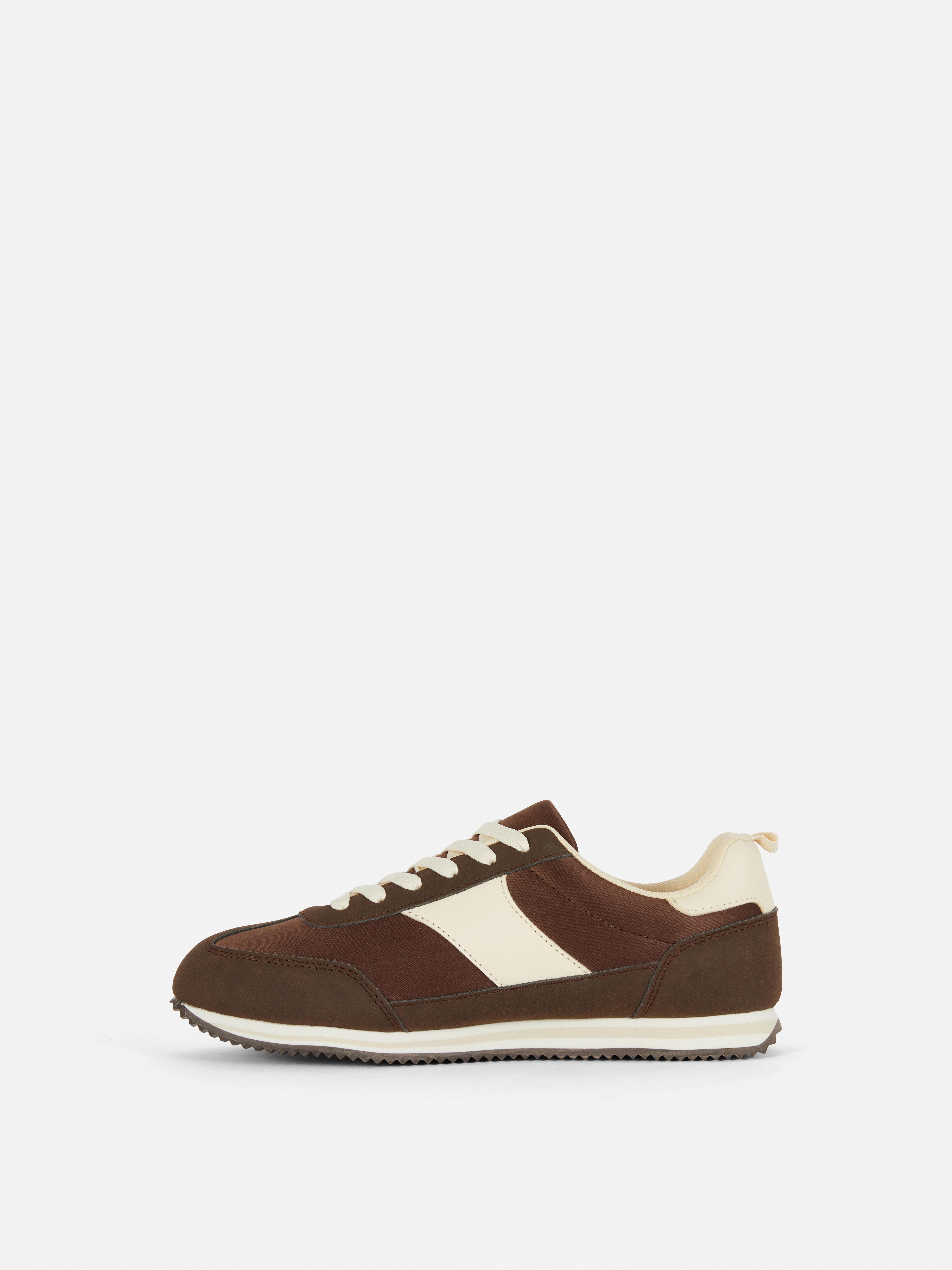 Panelled Lace-Up Trainers