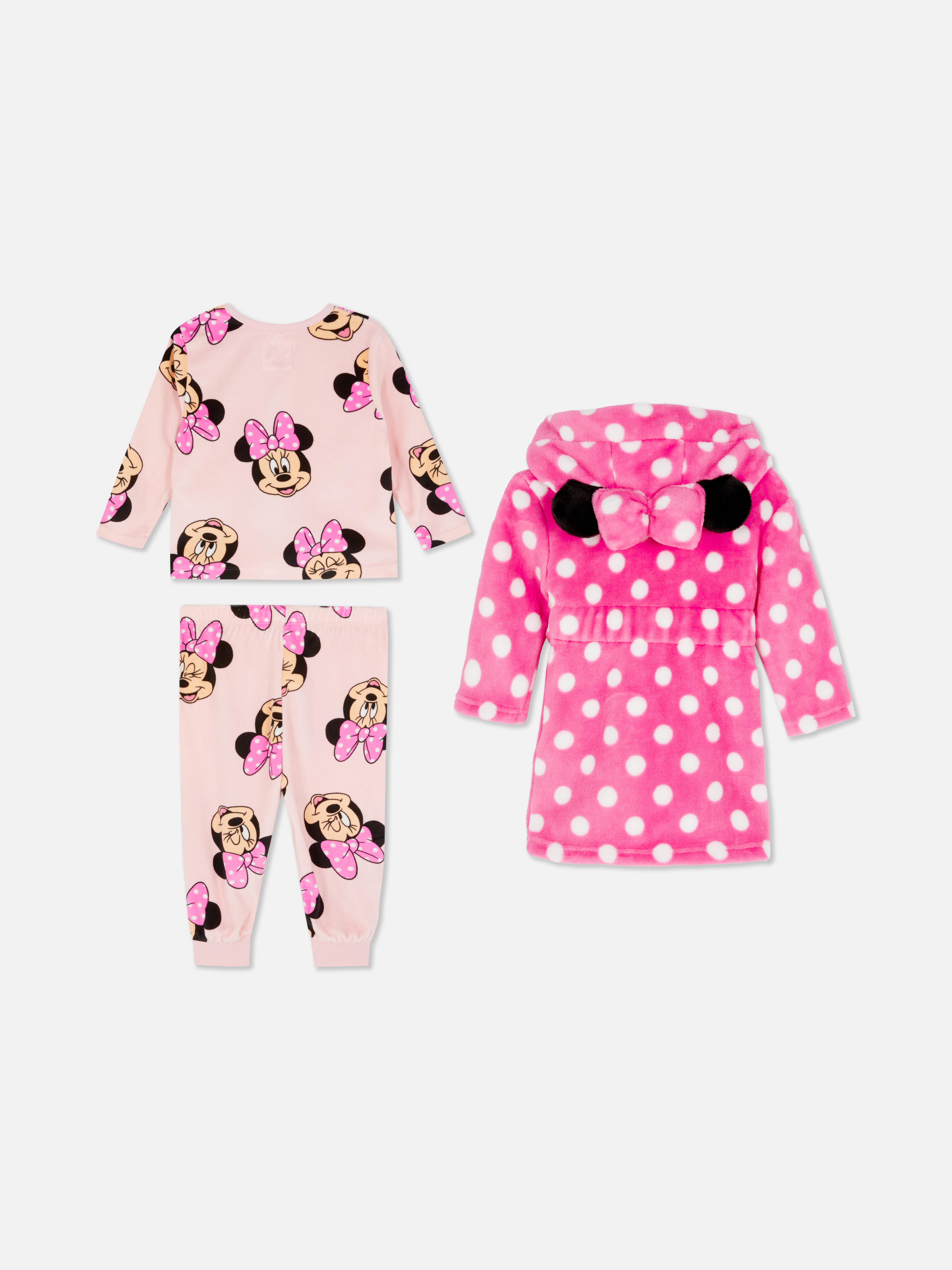 6-36mths | Disney's Minnie Mouse Pyjamas and Dressing Gown Set