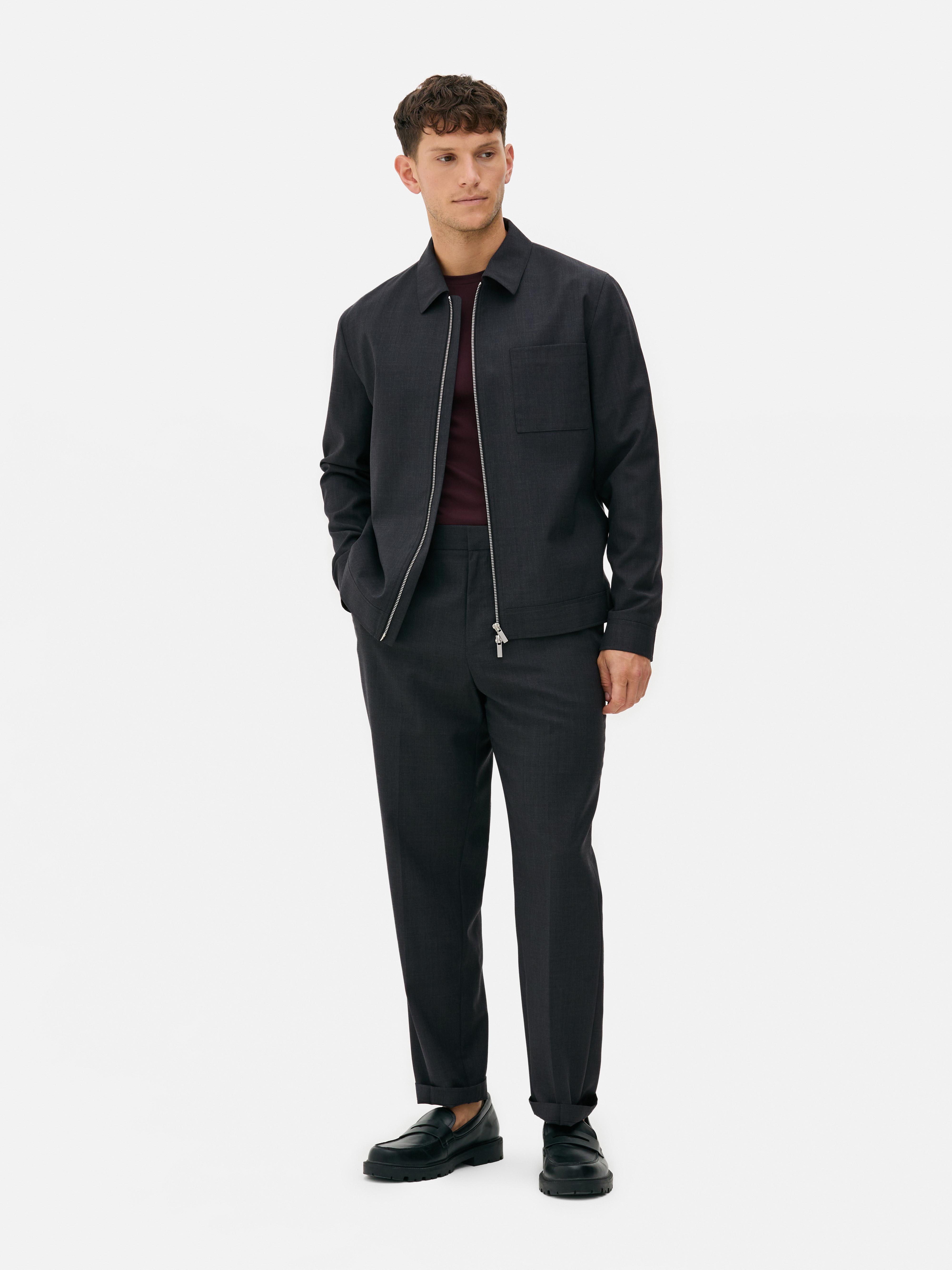 Veste habillée zippée Kem