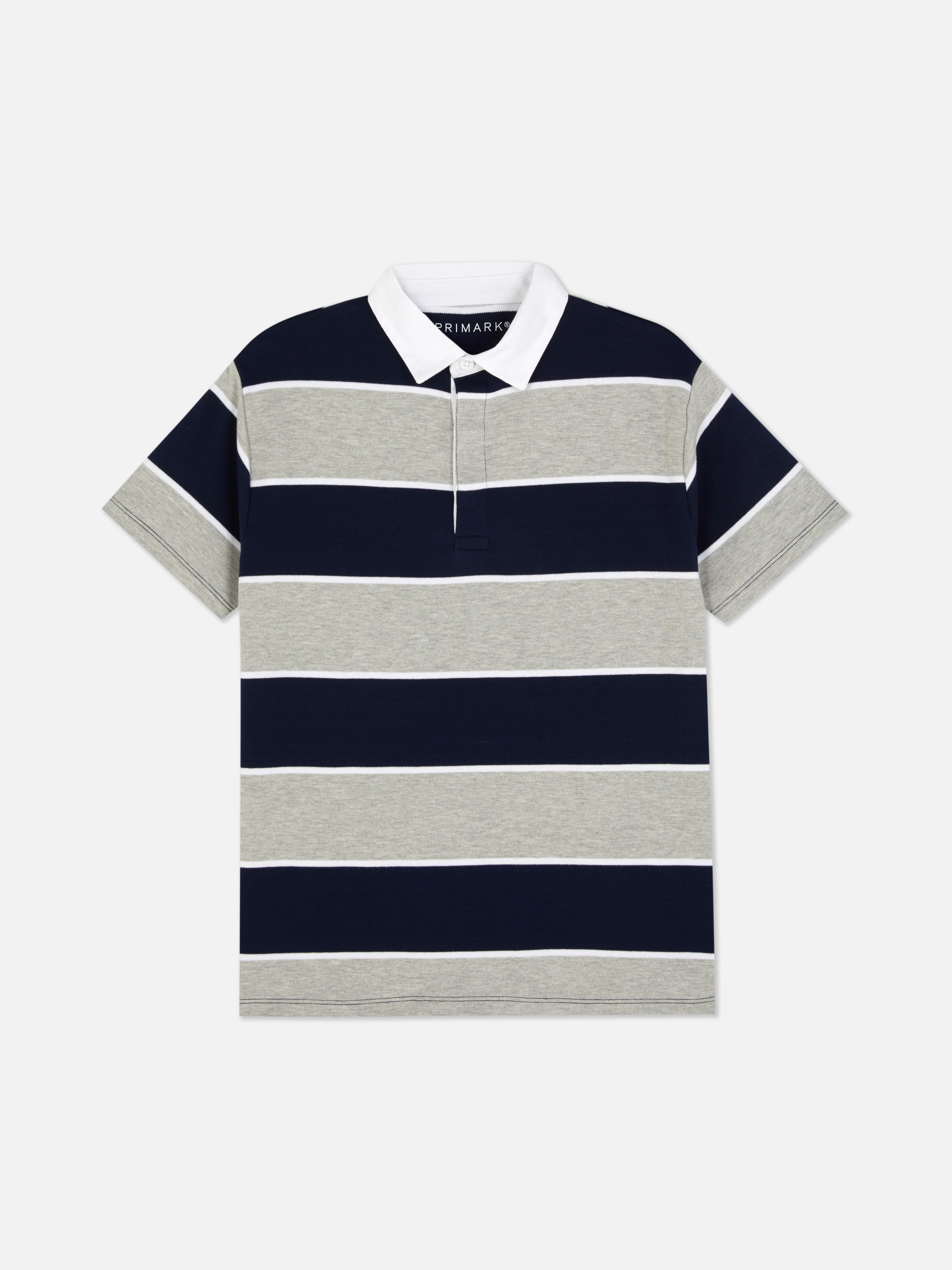 Stripe Rugby Polo Shirt