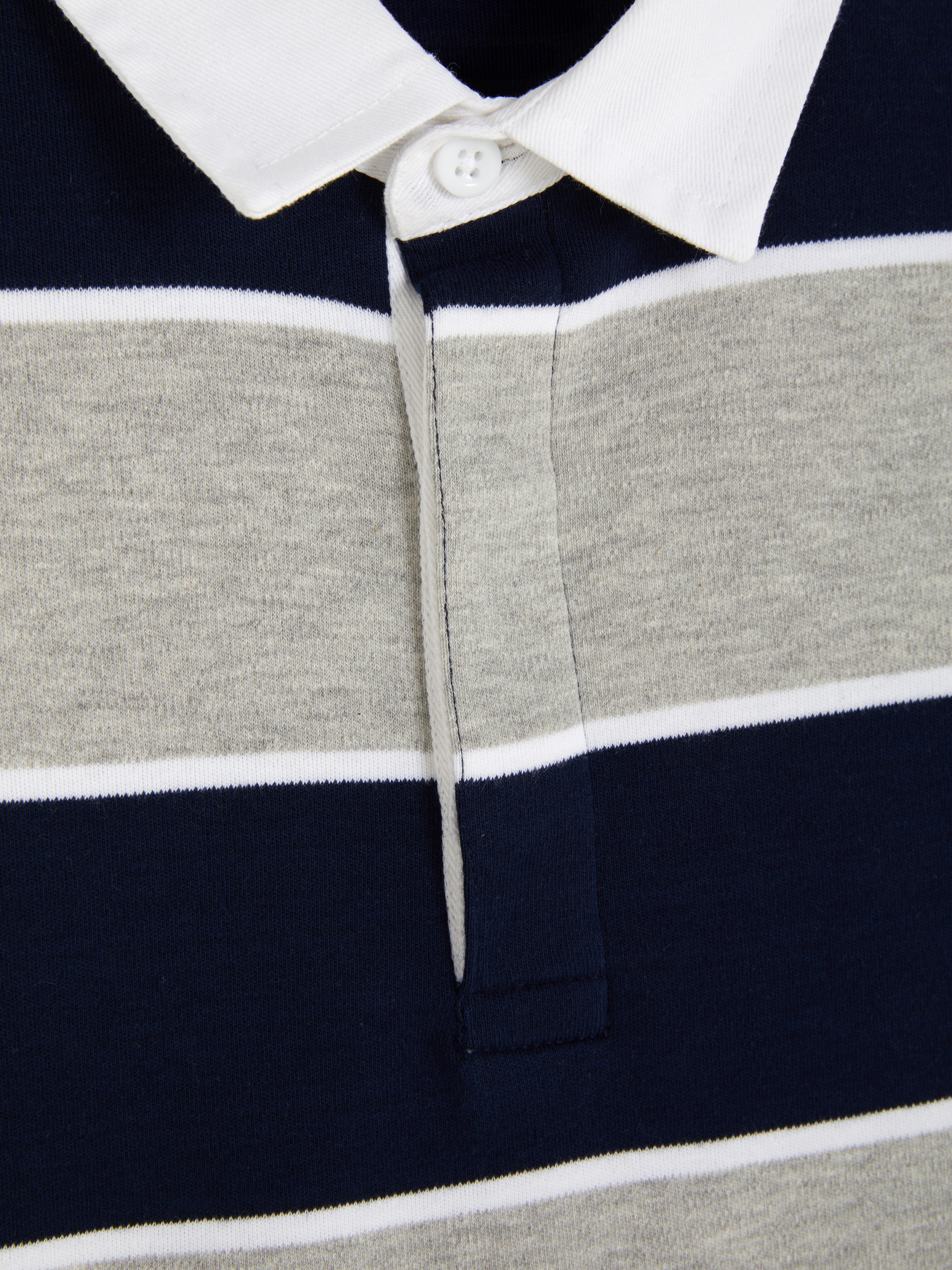 Stripe Rugby Polo Shirt