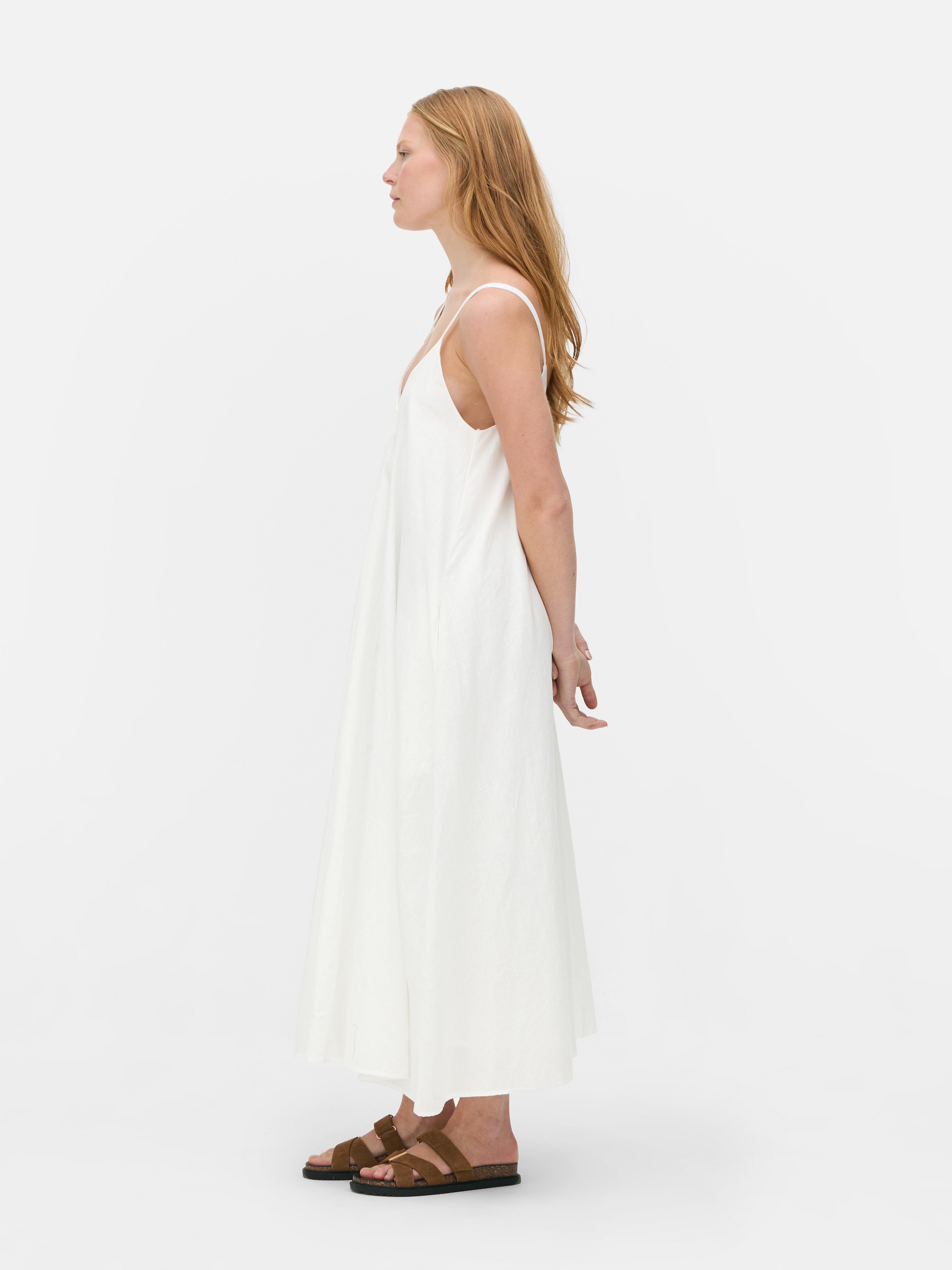 „The Edit“ Maxikleid mit V-Ausschnitt