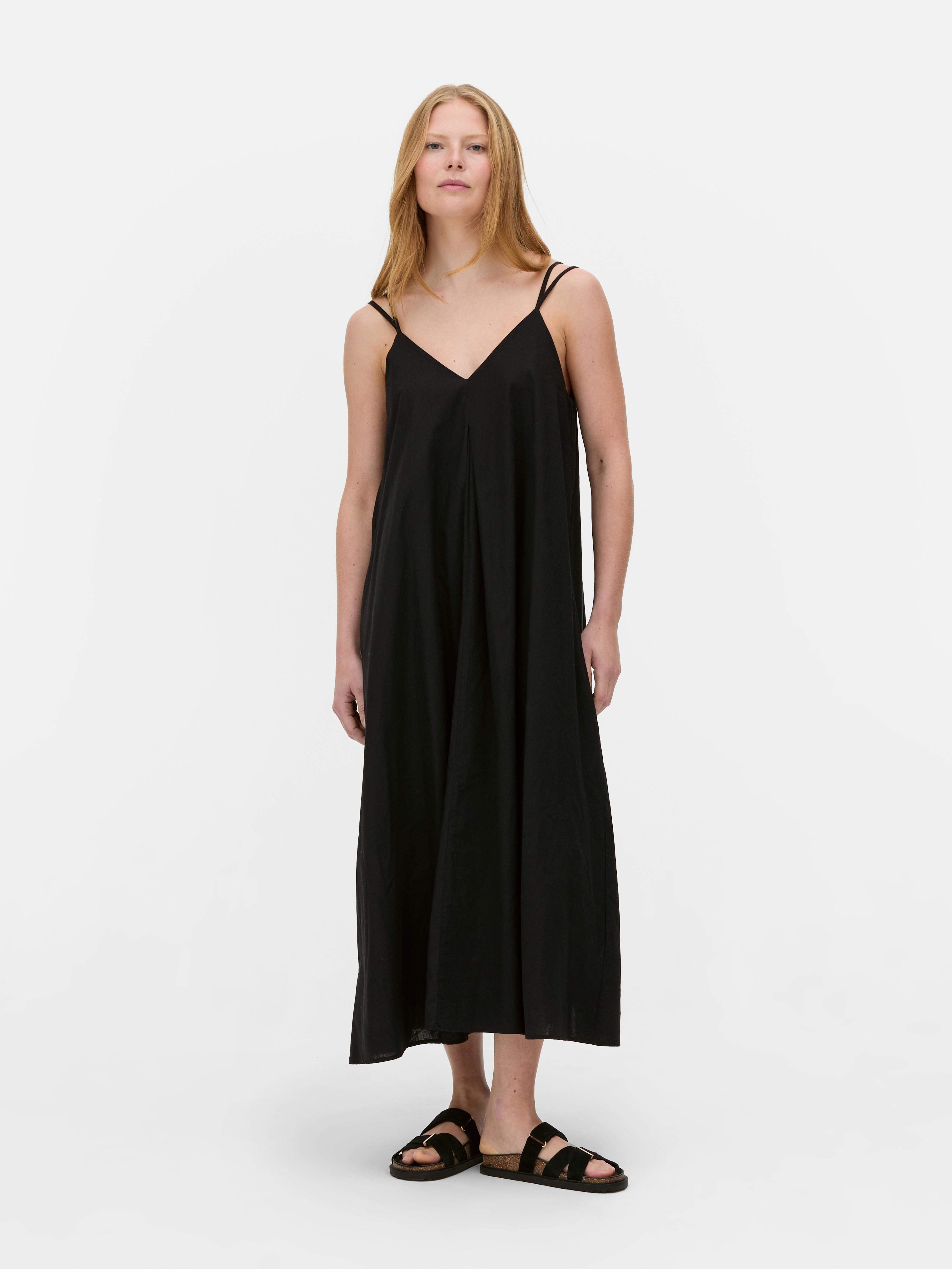 Robe longue à col en V The Edit