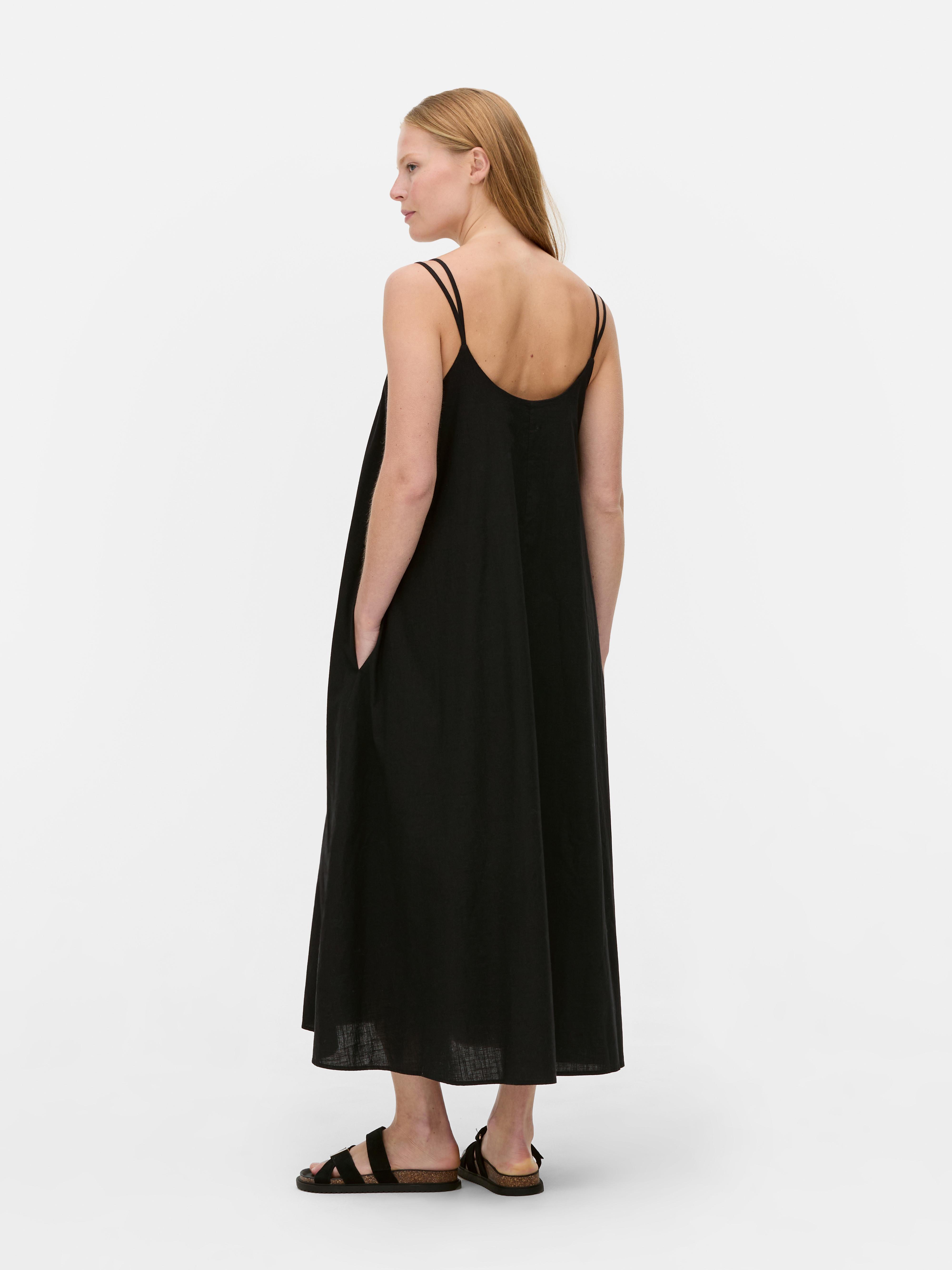 „The Edit“ Maxikleid mit V-Ausschnitt