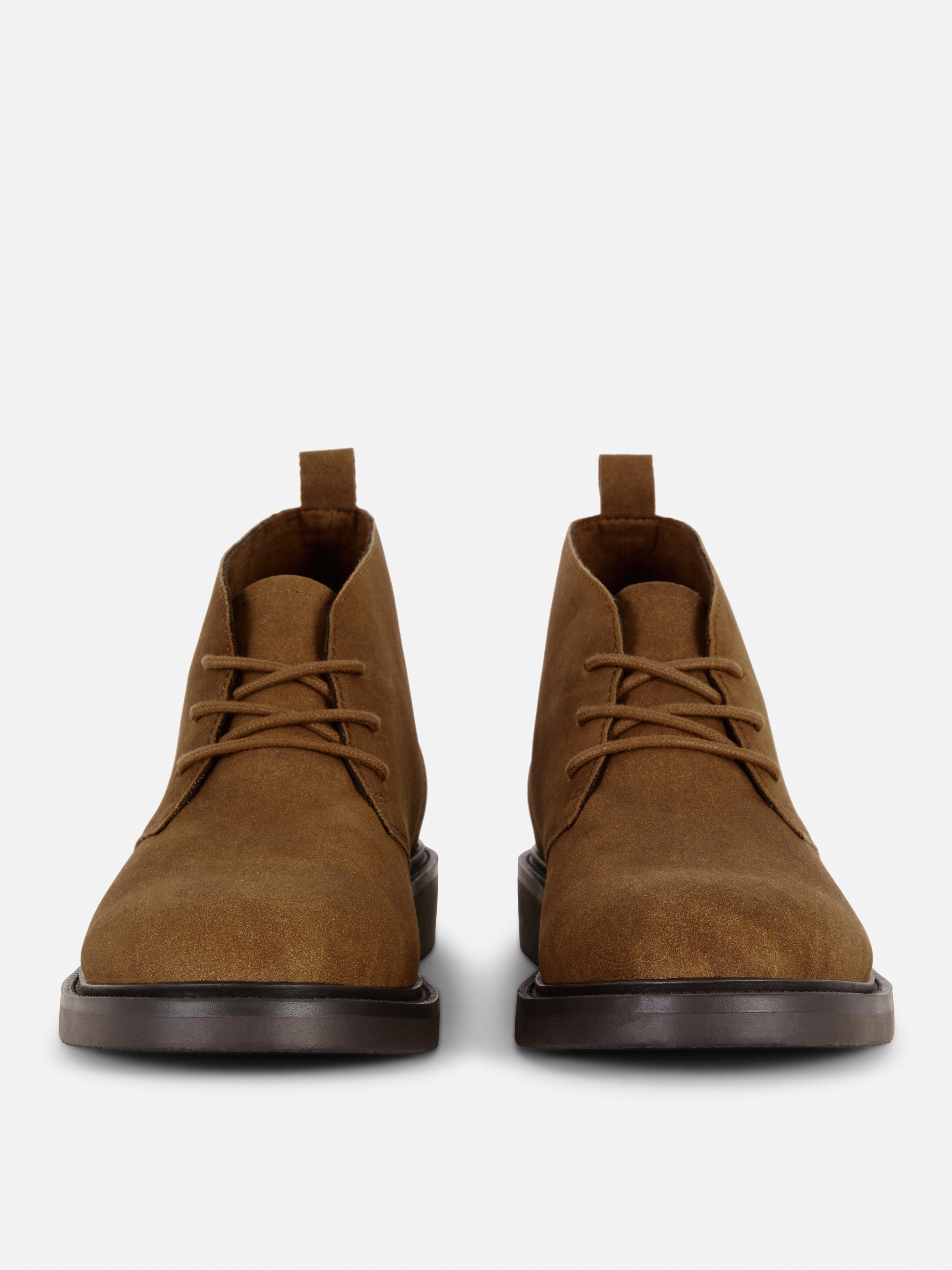 Faux Suede Desert Boots