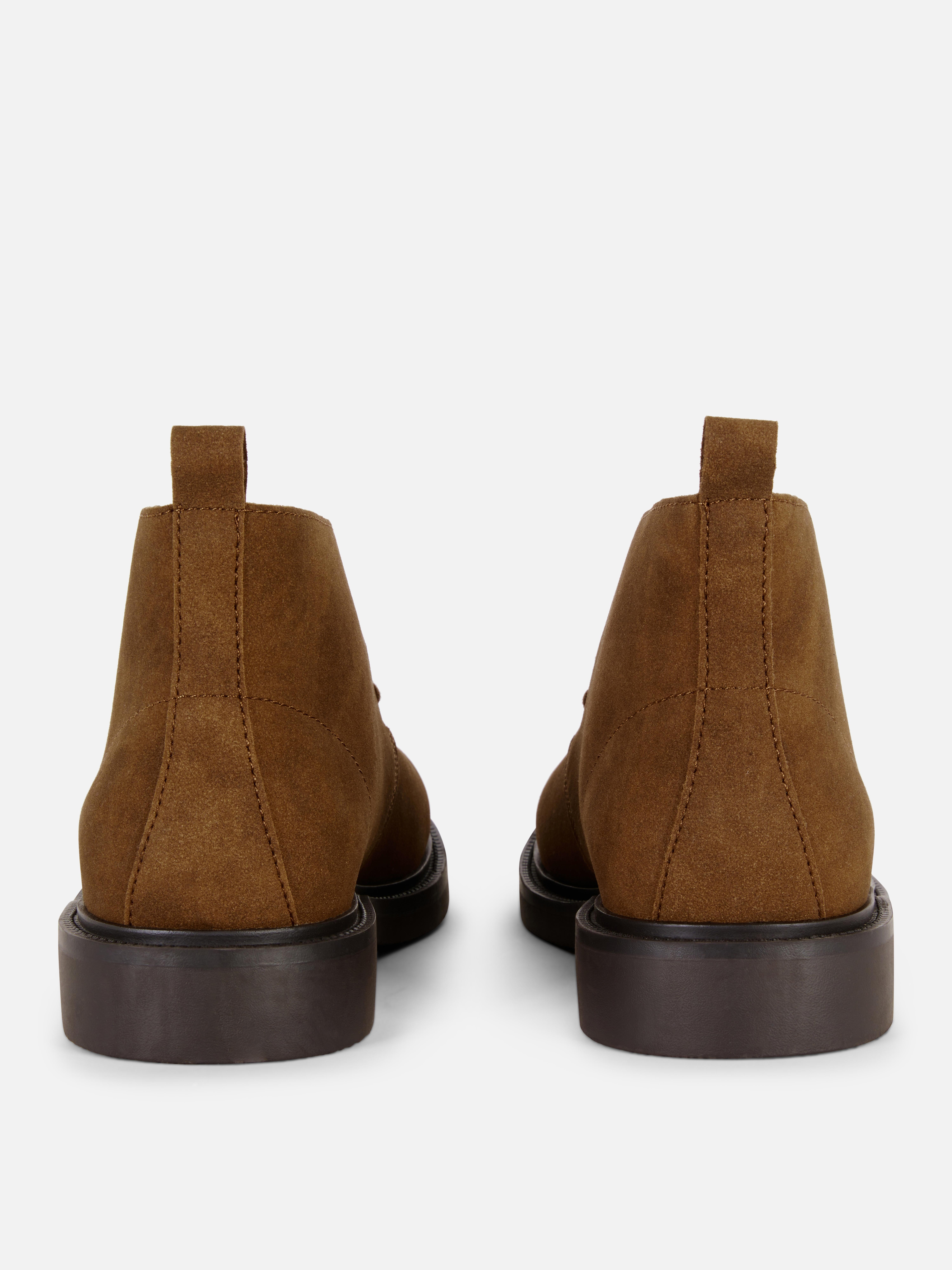 Faux Suede Desert Boots