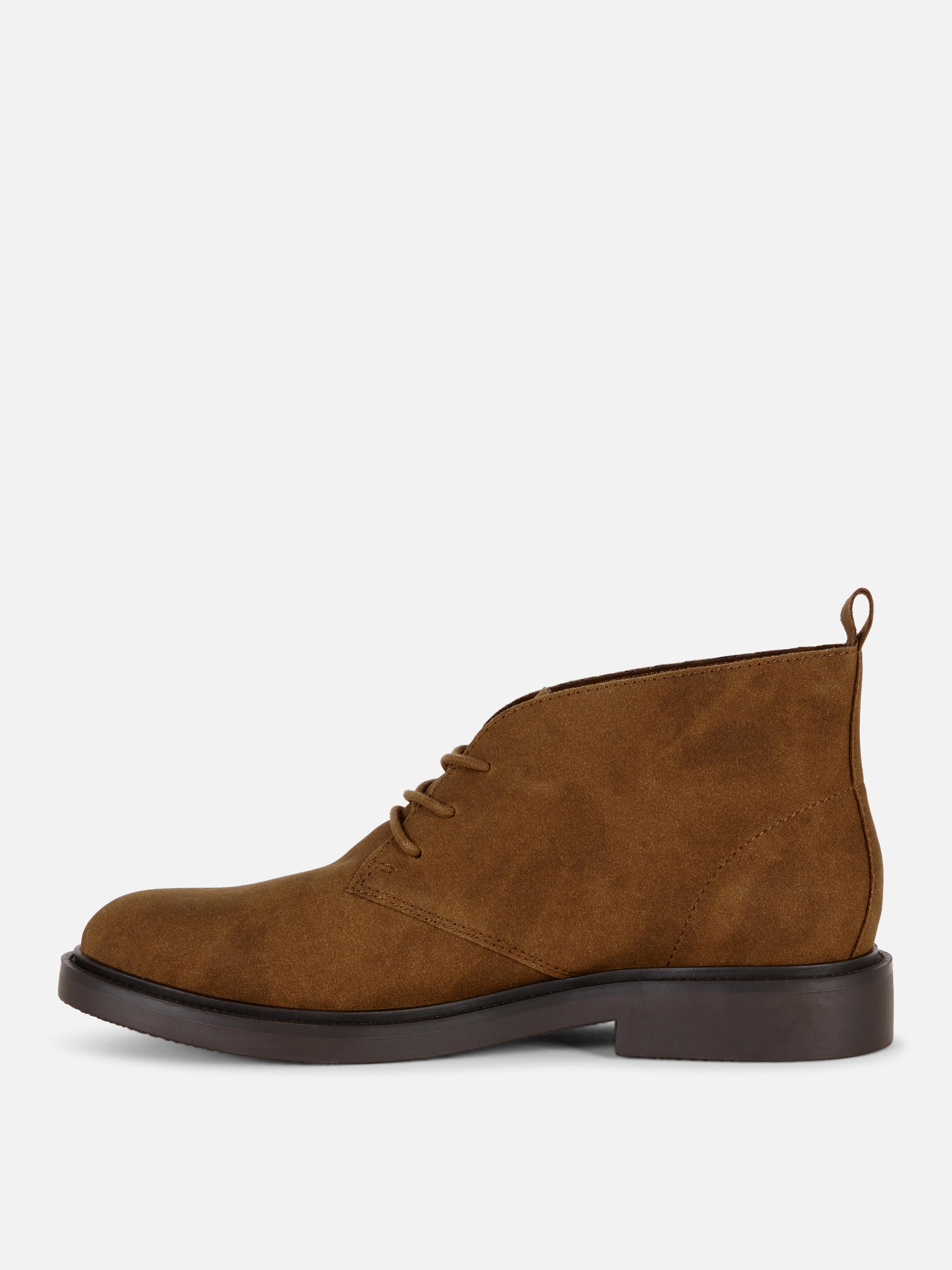 Faux Suede Desert Boots