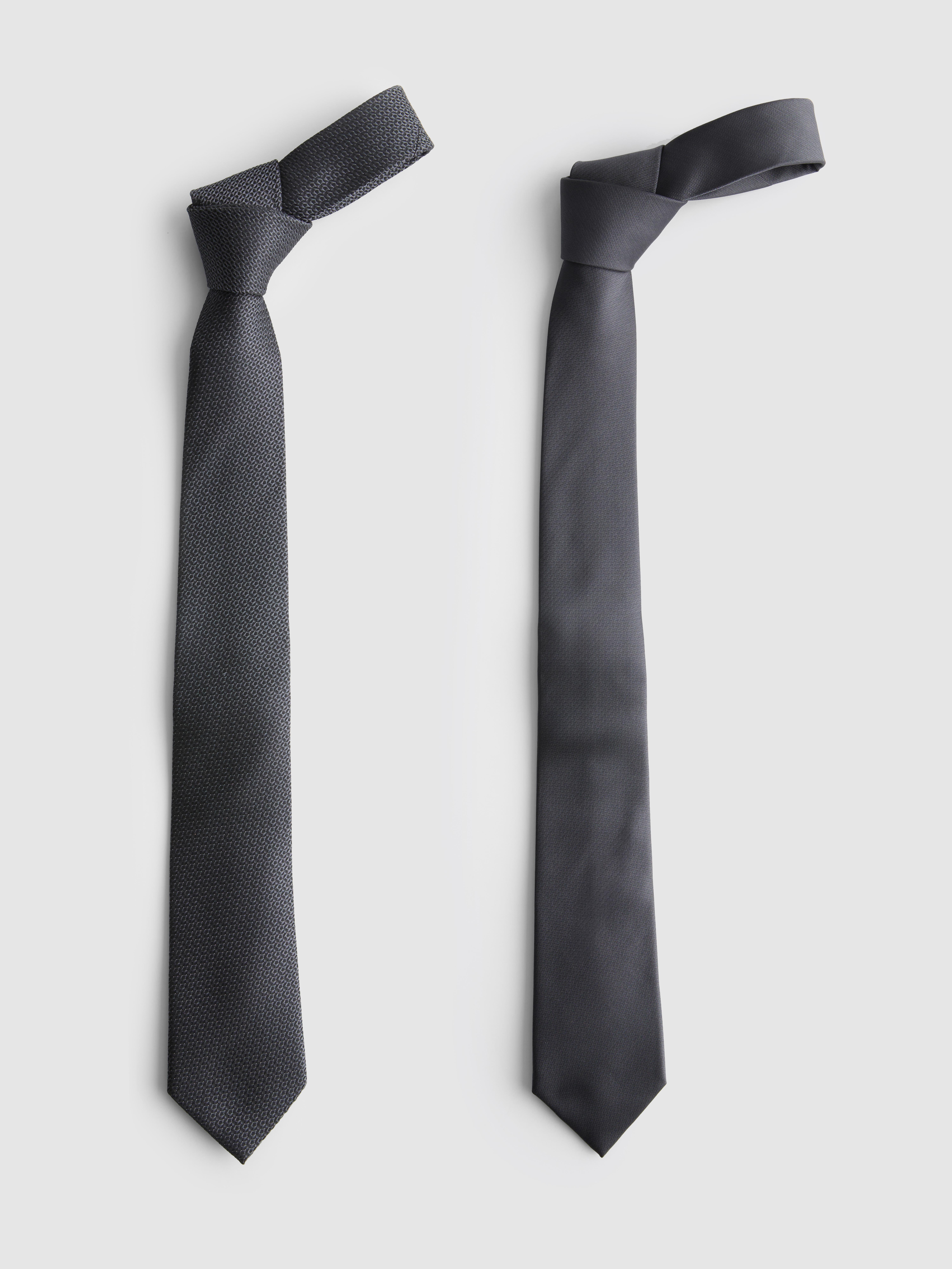 Twin Pack Patterned Ties