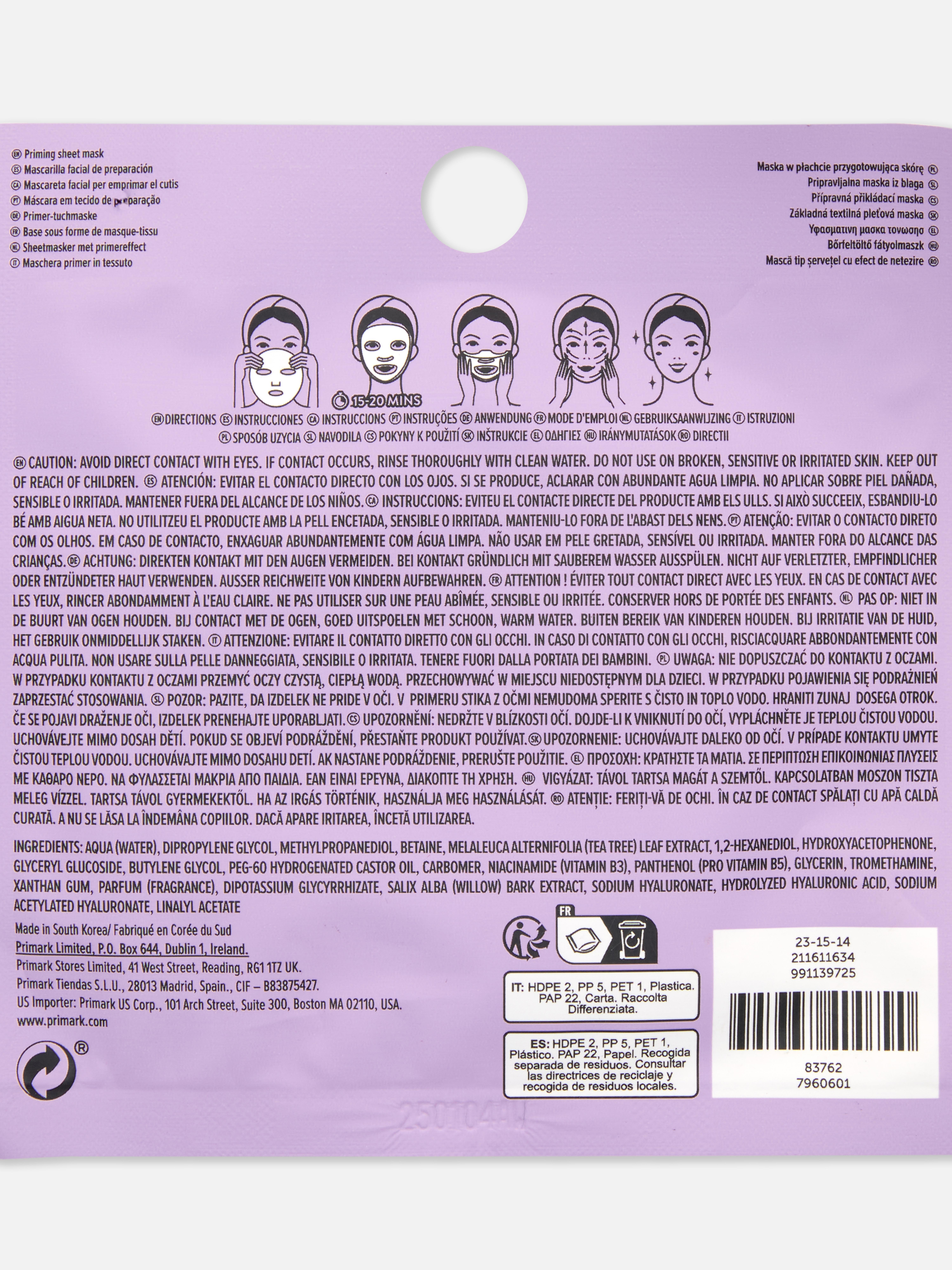 PS... Pore Refining Sheet Mask