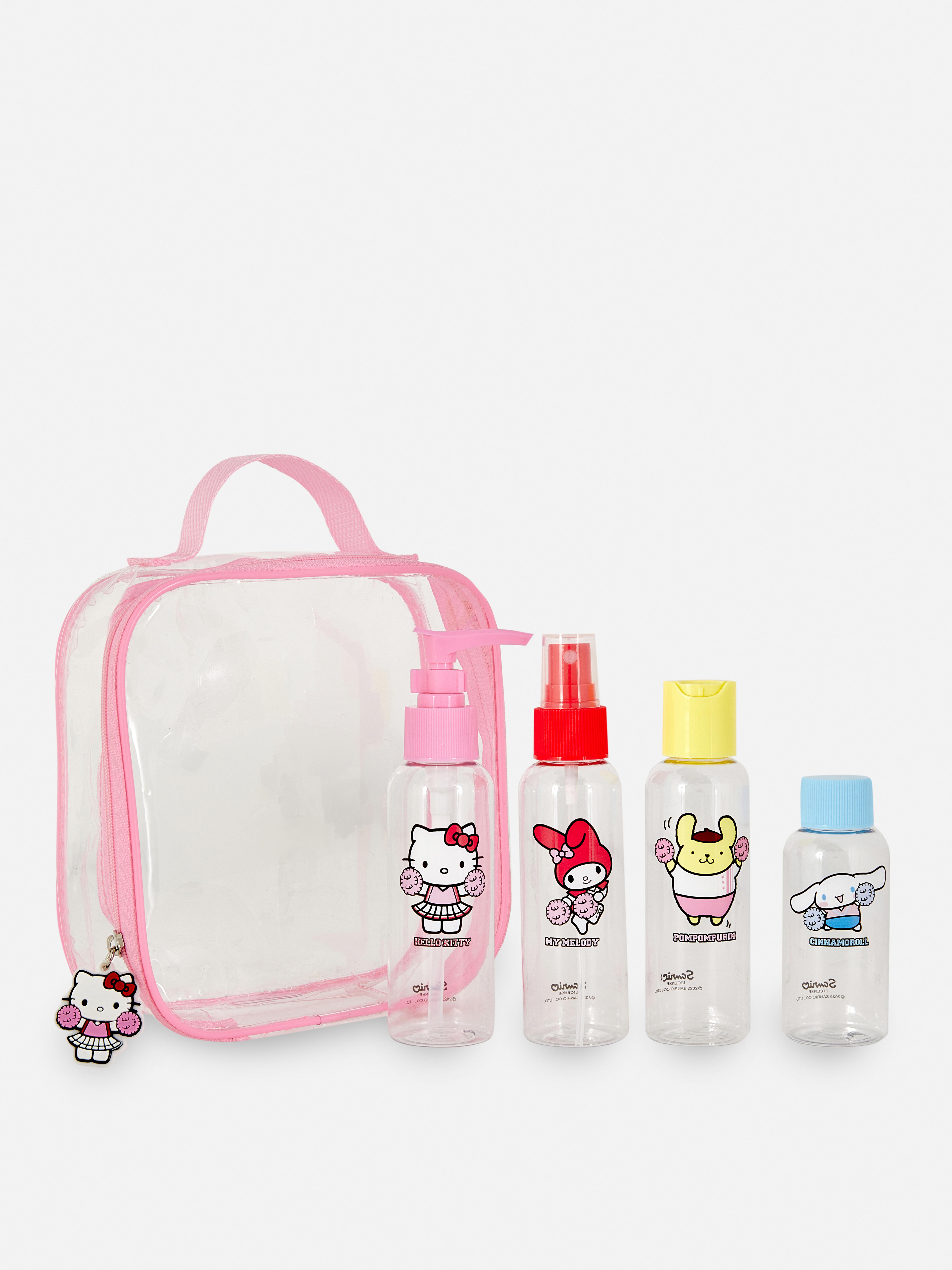 Butelki podróżne z motywem Hello Kitty i przyjaciół