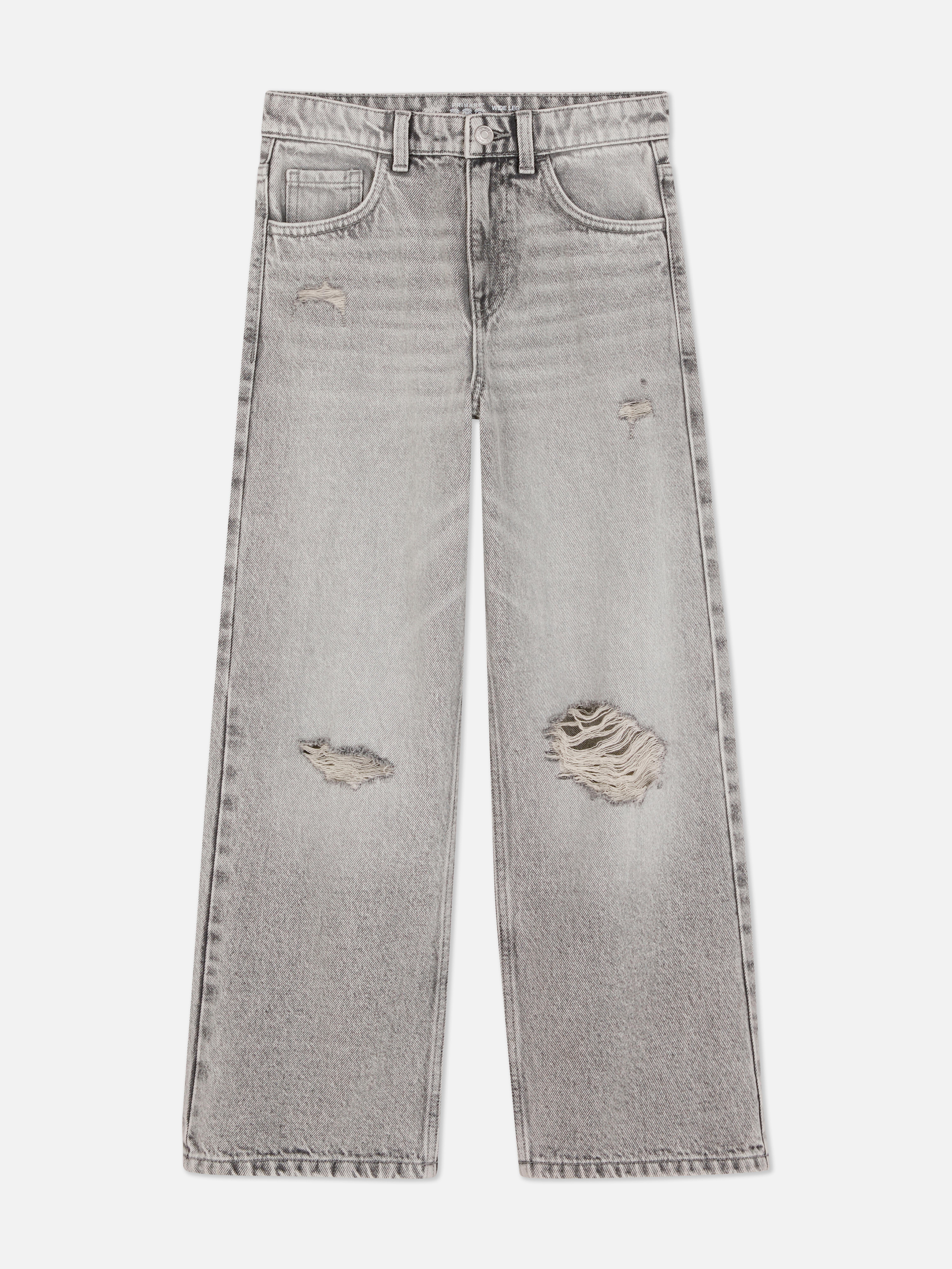 7-15yrs | Wide Leg Jeans