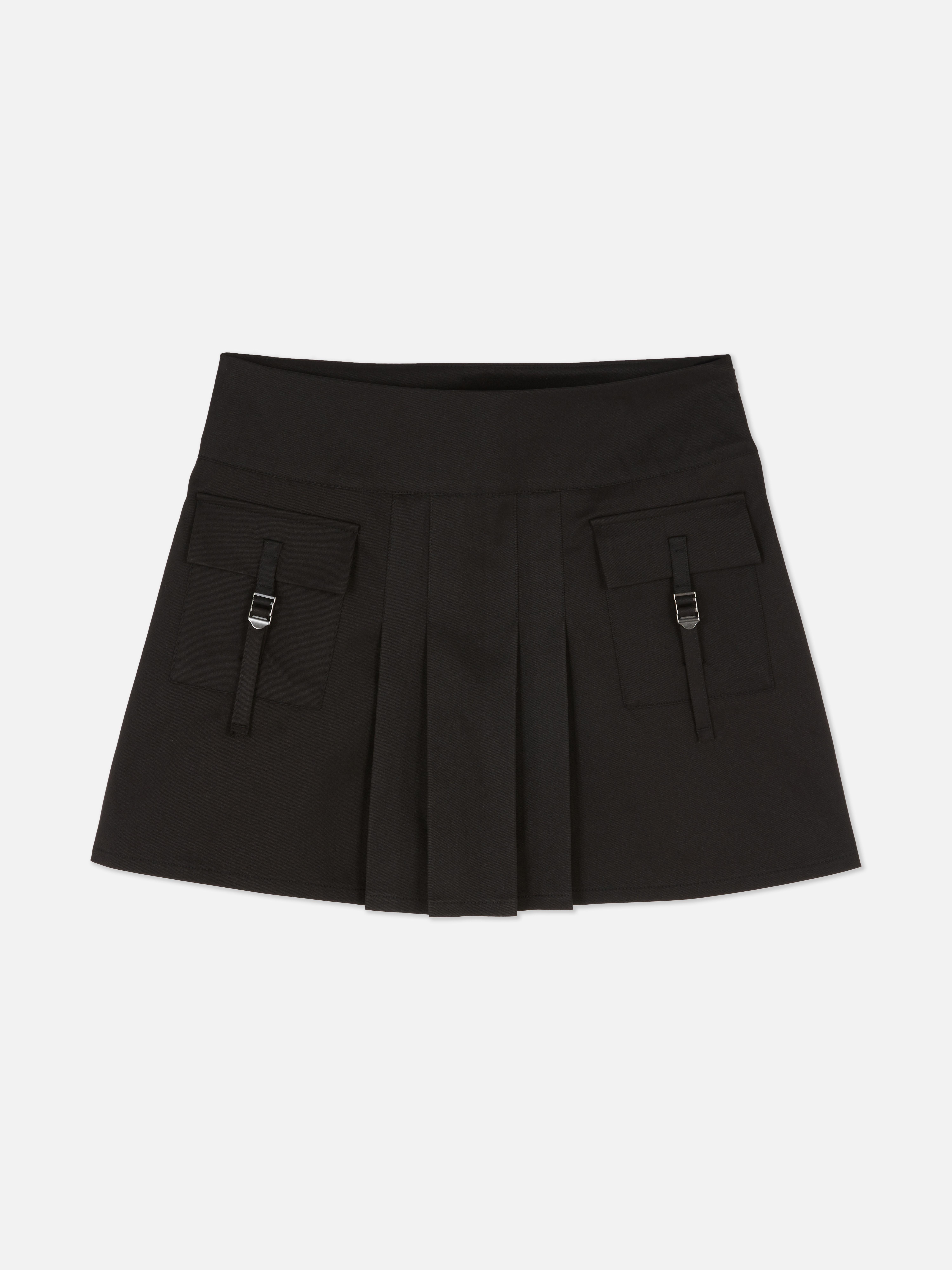 Falda plisada cargo