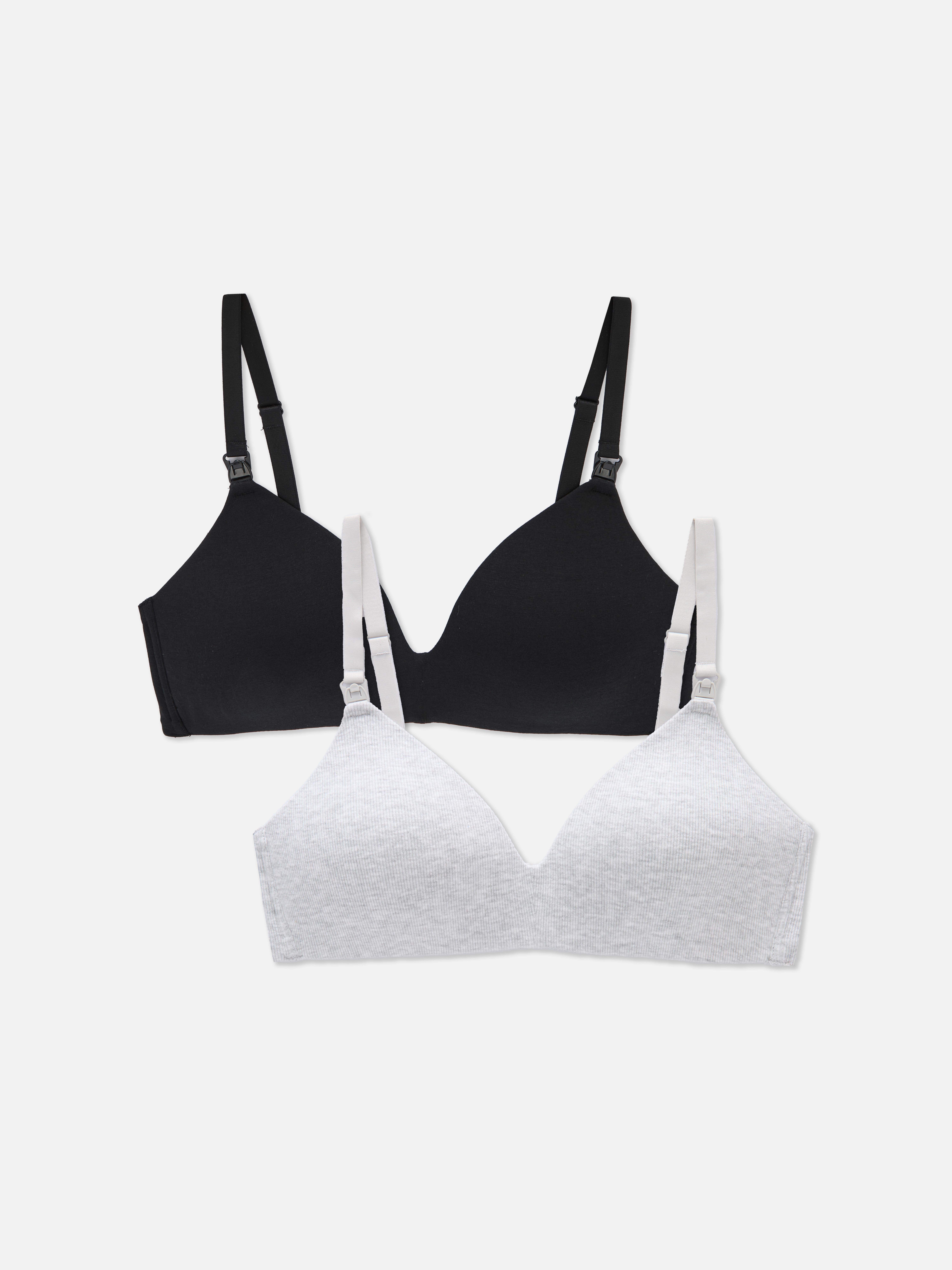 2pk Cotton Maternity Nursing Bras