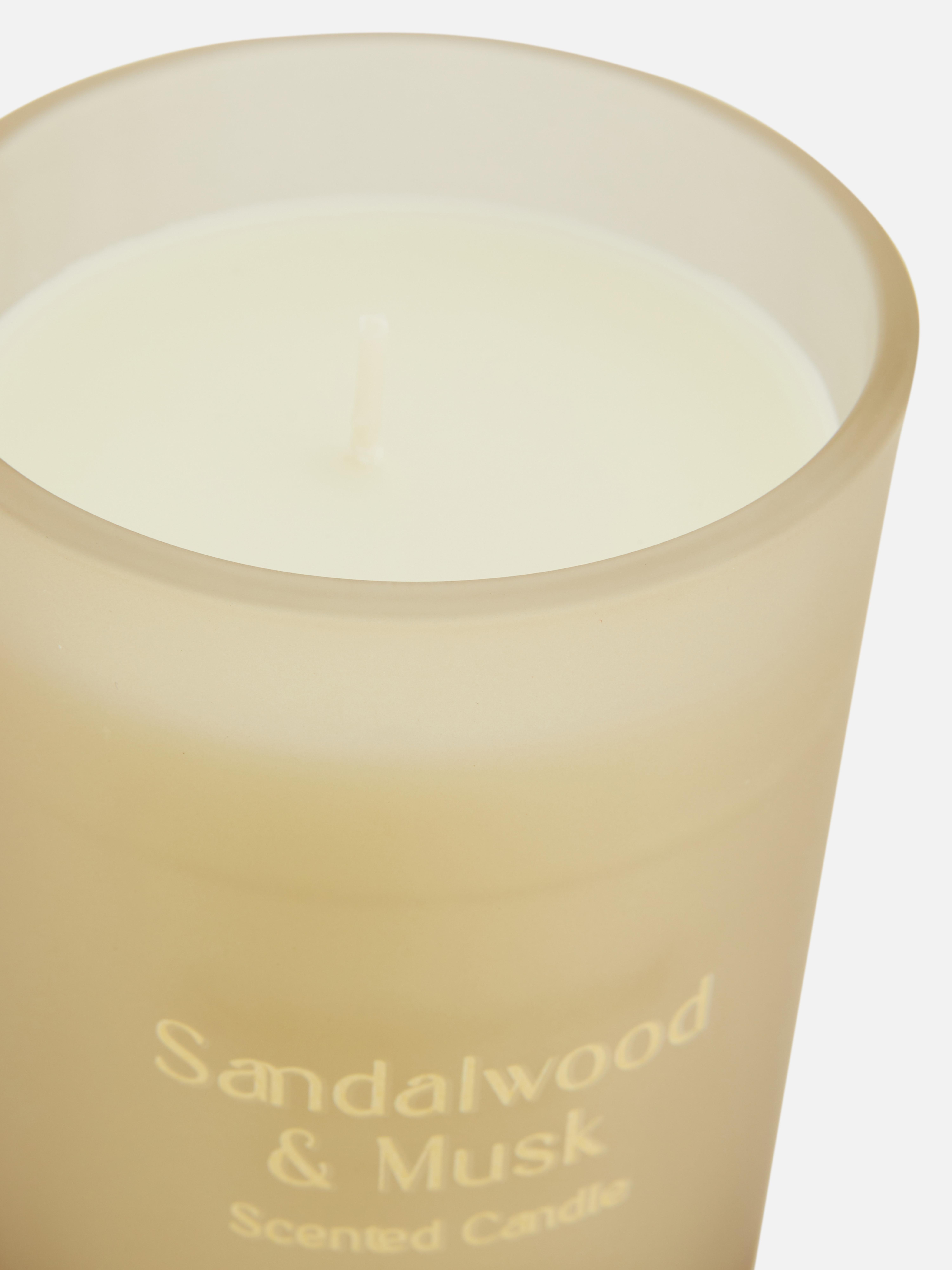 Vela perfumada frasco fosco c/ tampa