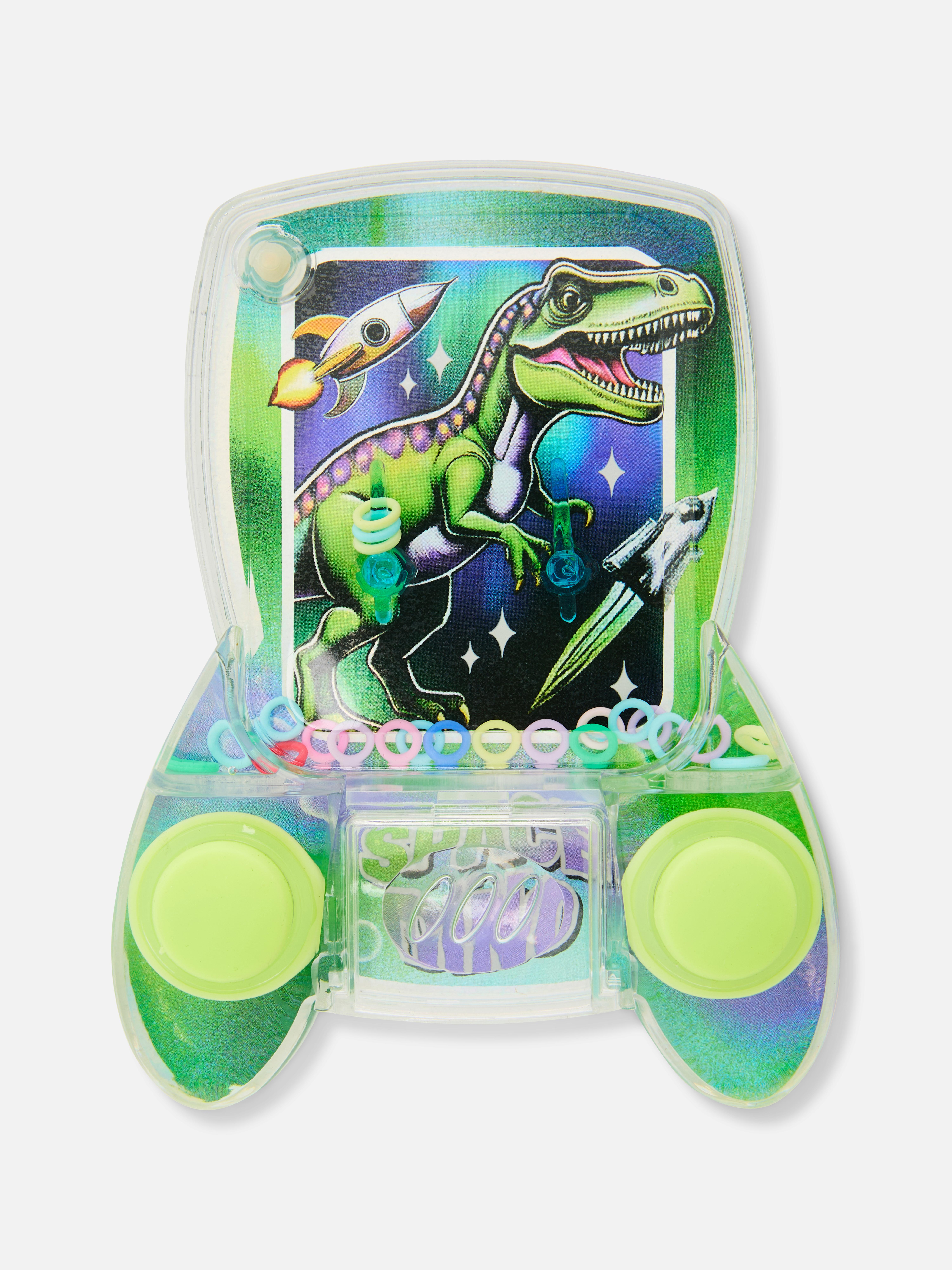 Vizes játék űr- és dinoszauruszmintával