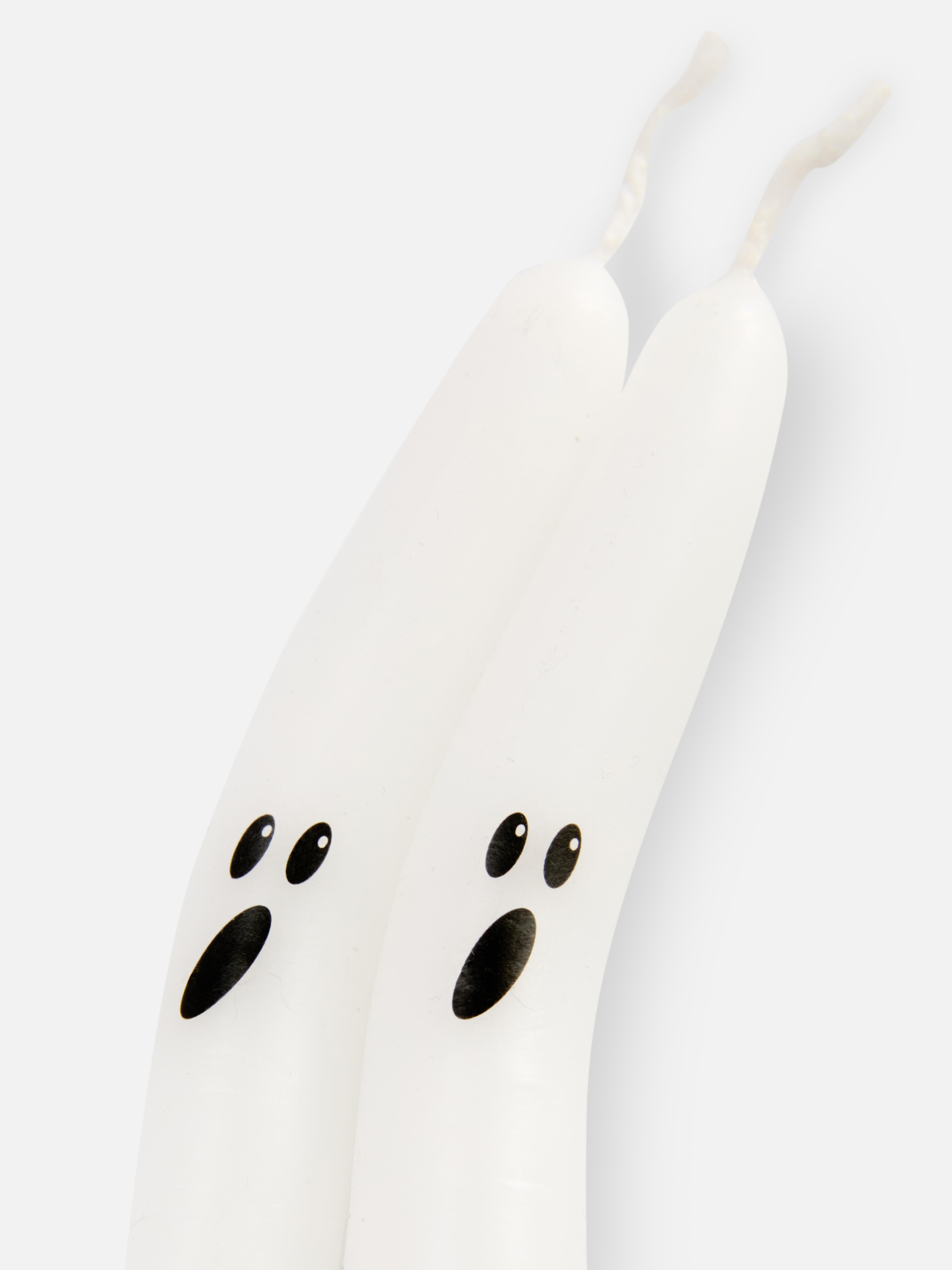 2pk Ghost Wave Dinner Candles