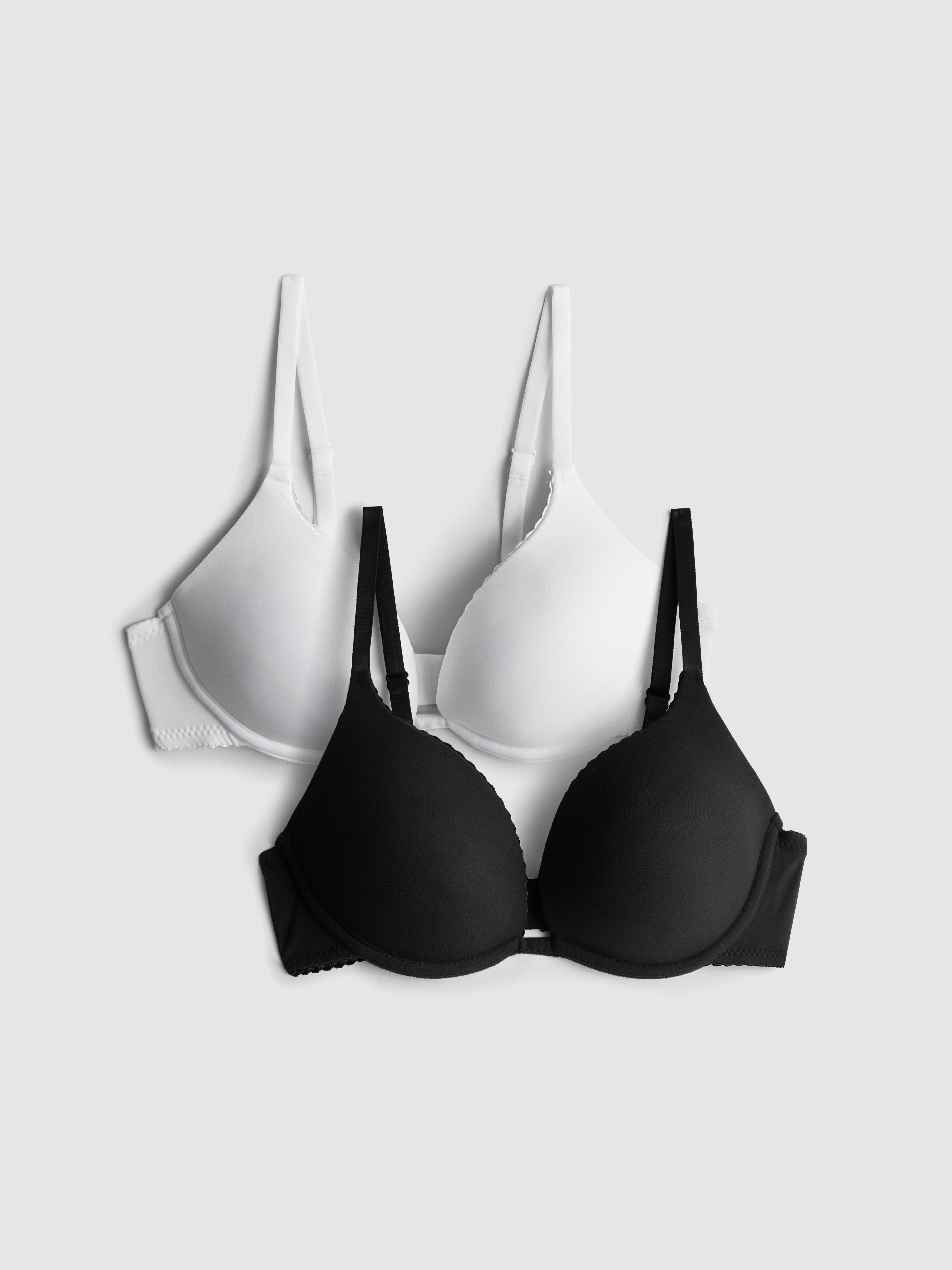 Pieces 2-Pack Pcamira SS Tee Noos BC – Confezione Da 2 Magliette Basic – Girocollo E Maniche Corte – Colore Nero, Taglia XS