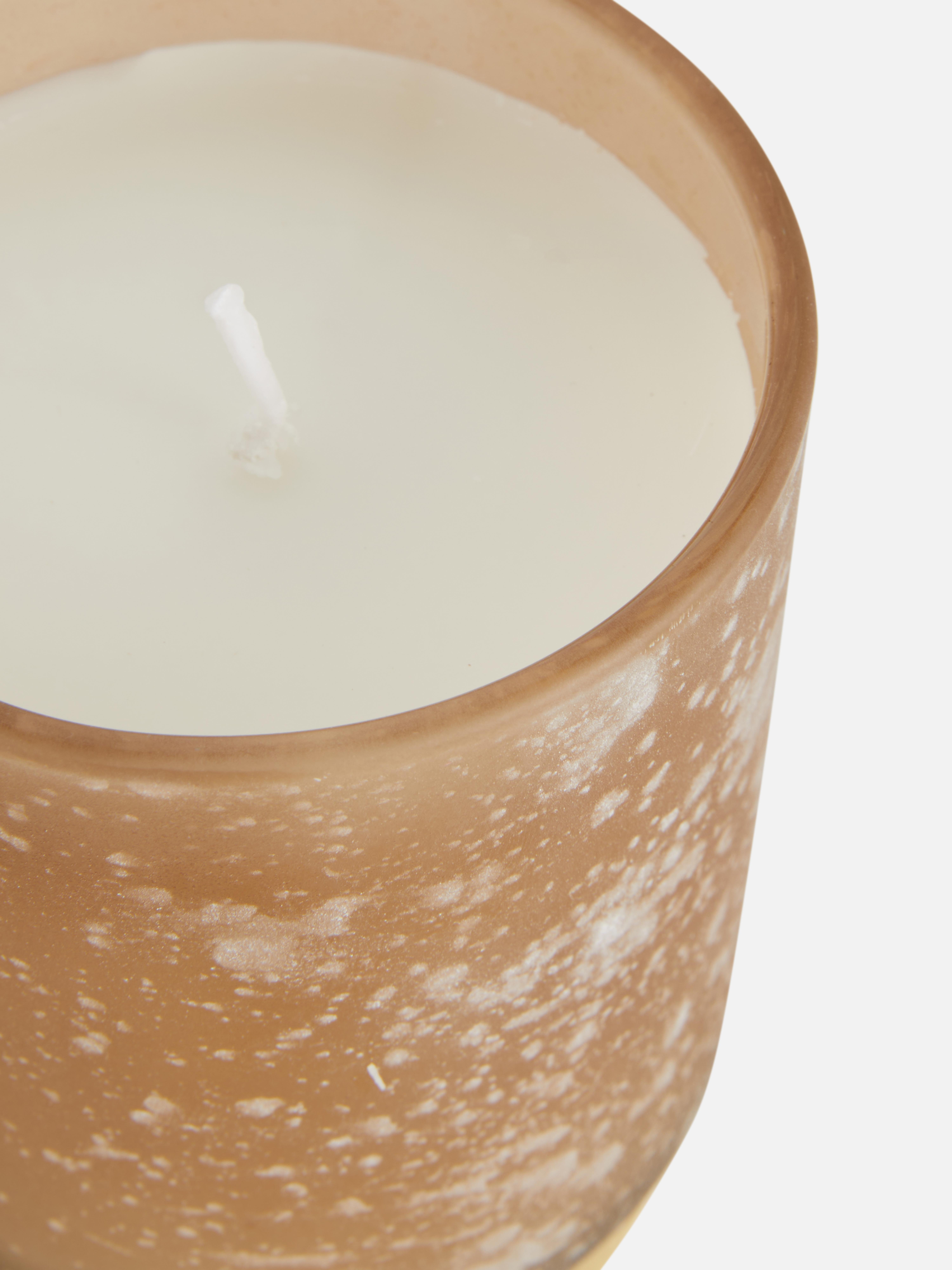 Duftkerze in Glasgefäß