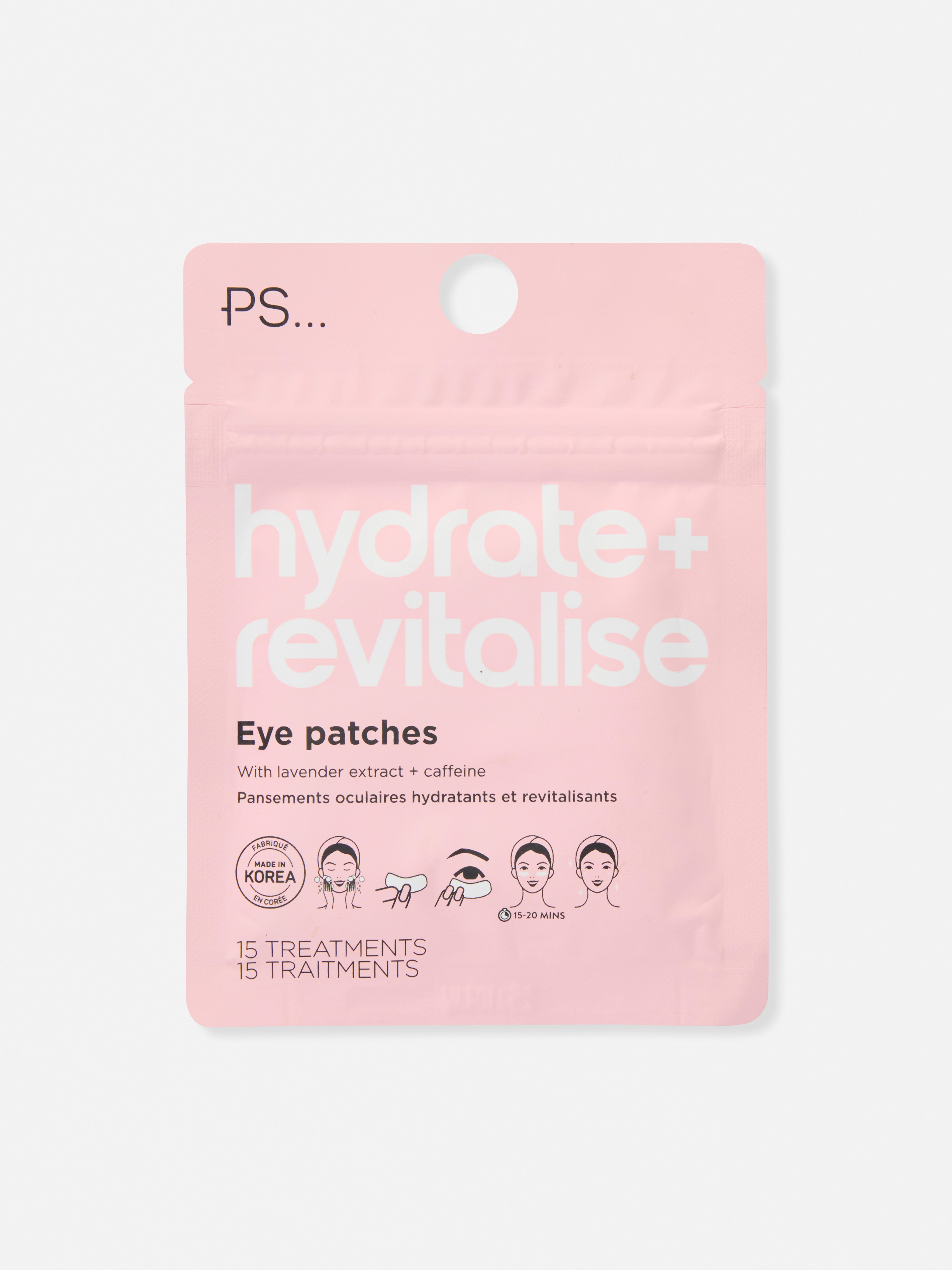 Hydratované a revitalizujúce náplasti proti kruhom pod očami