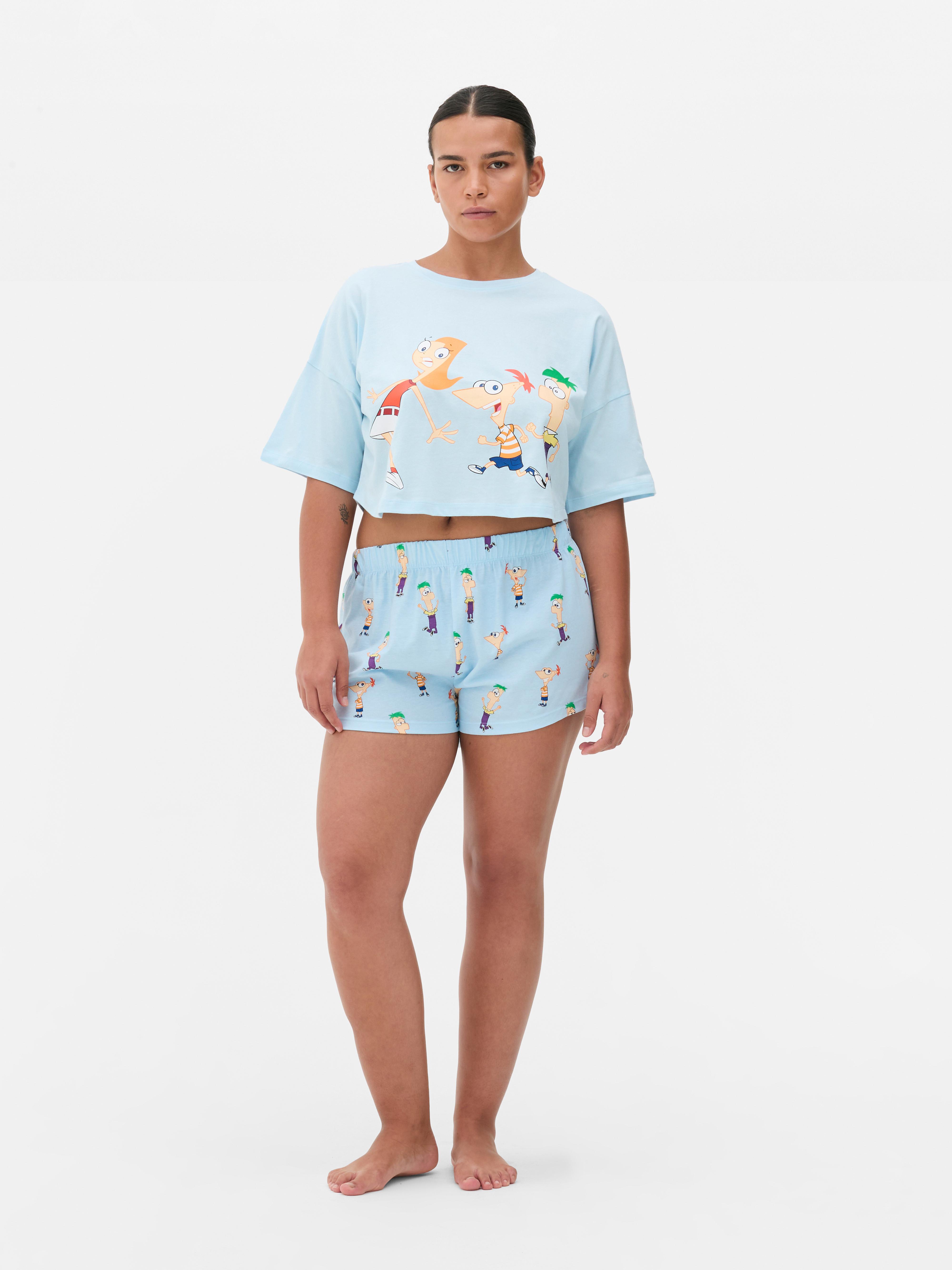 Pyjama court Disney Phineas et Ferb