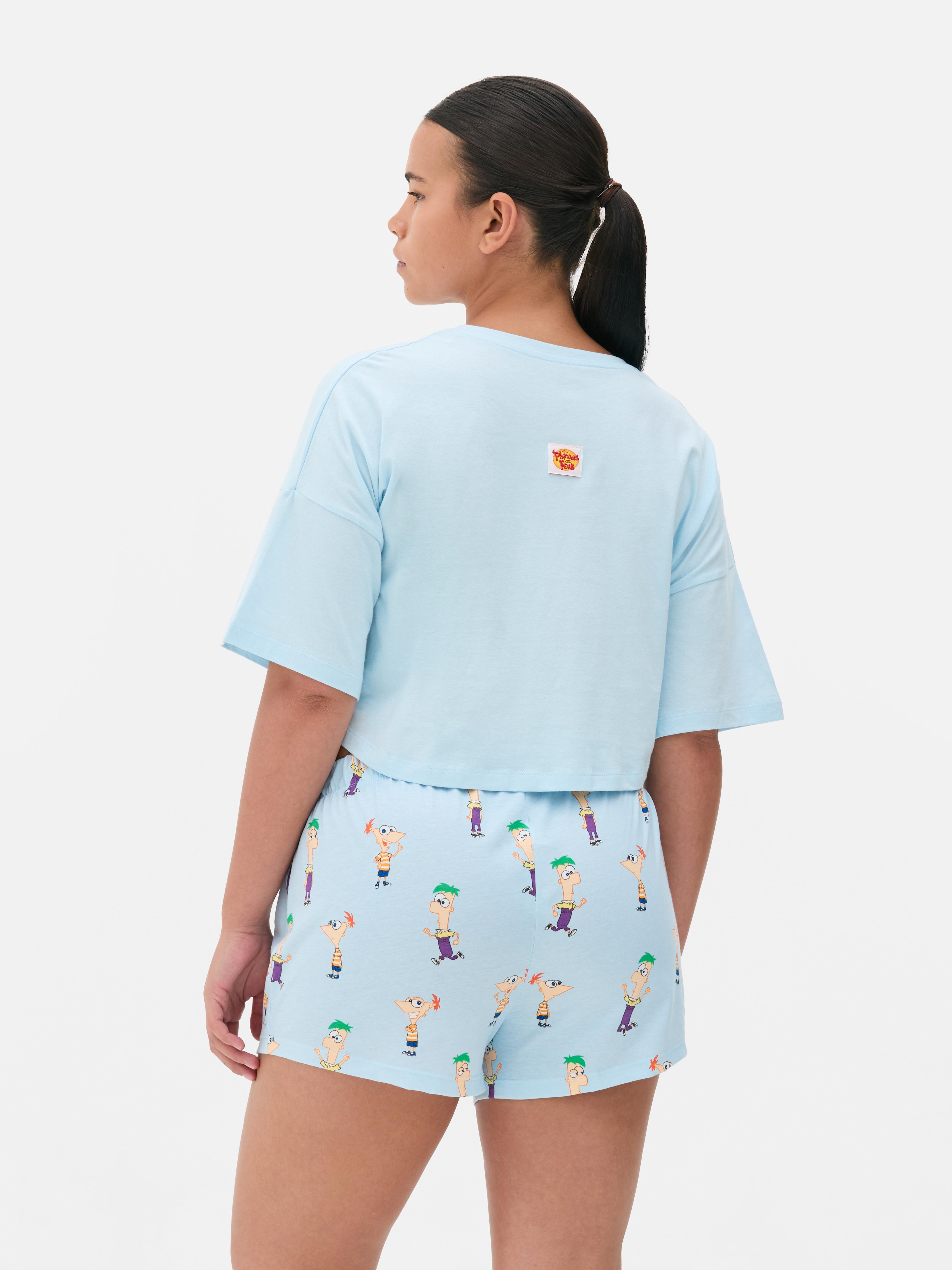 Pijama calções Disney Phineas e Ferb