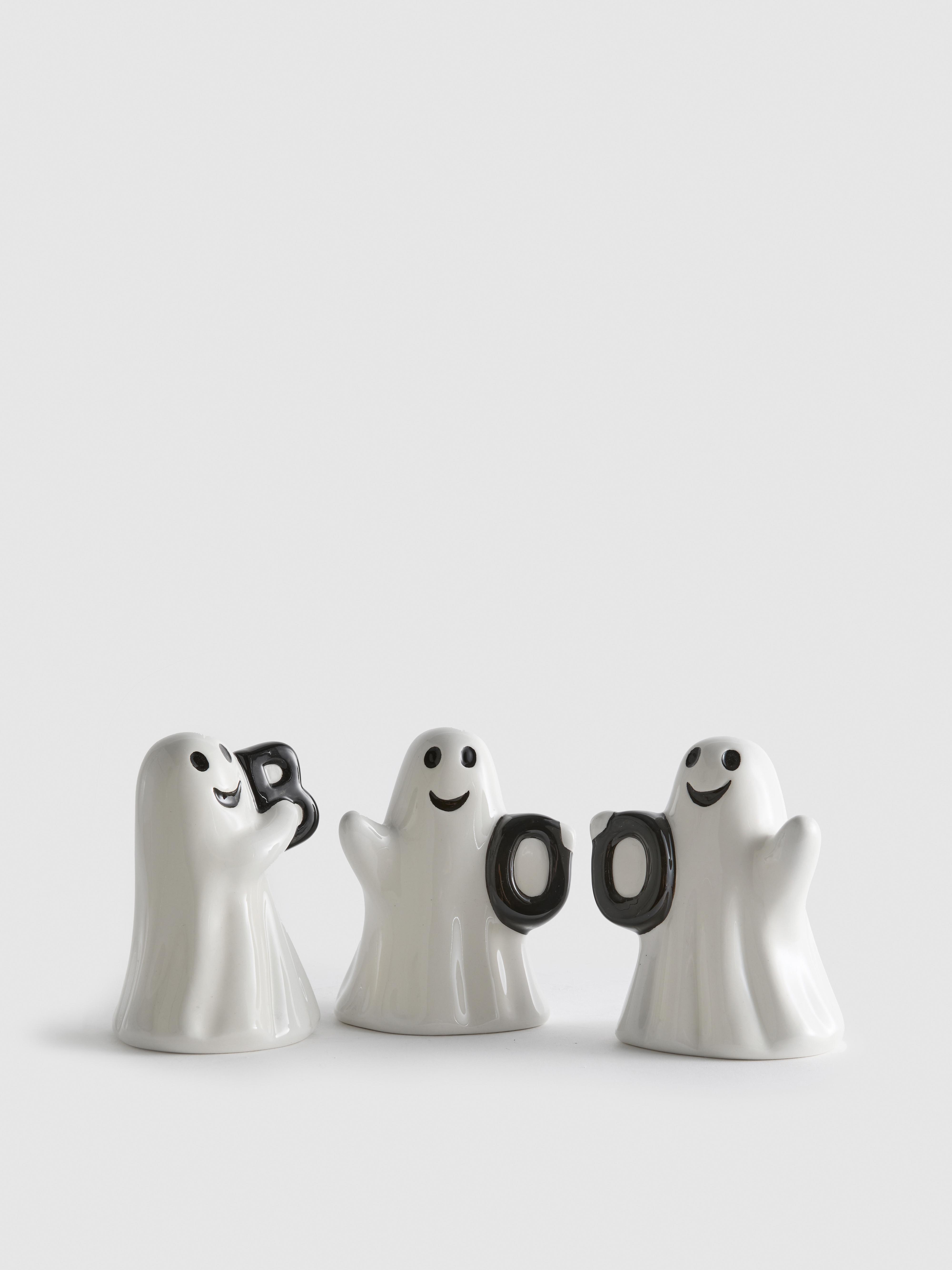 3pk Ghost Ornaments