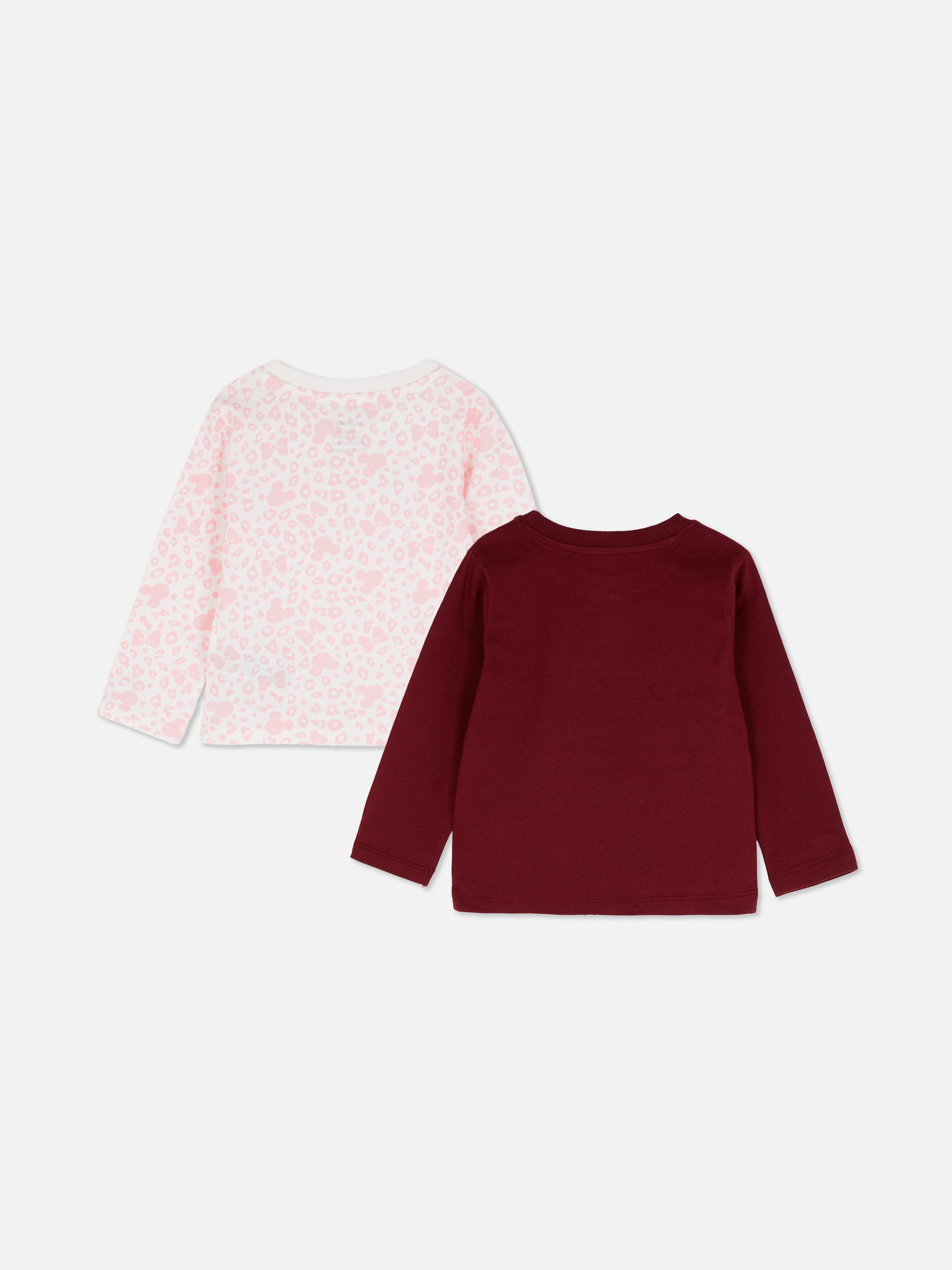 T-shirts met Disney's Minnie Mouse-print, set van 2