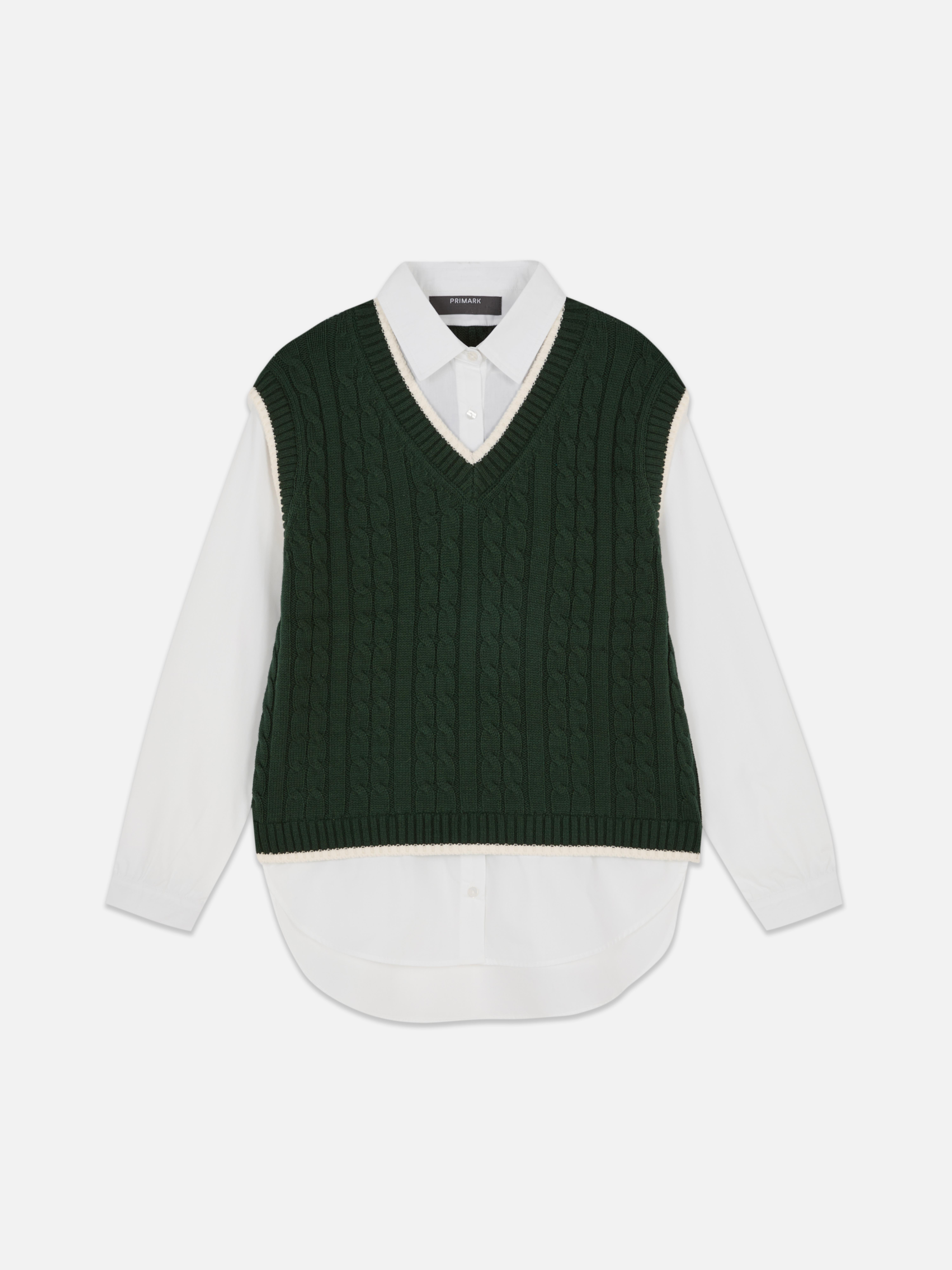 Camisa 2 en 1 a capas