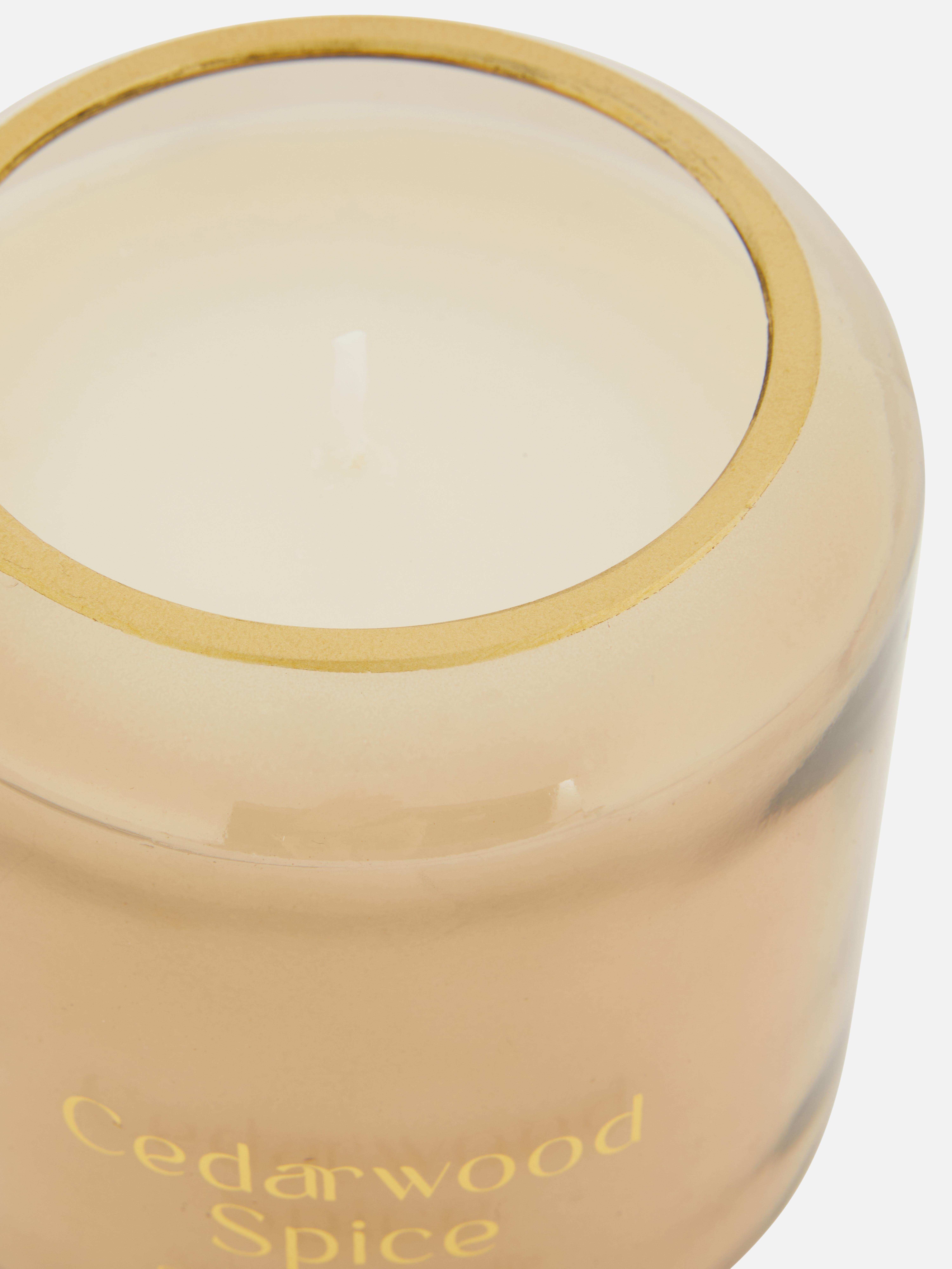 Vela perfumada vidro cúpula