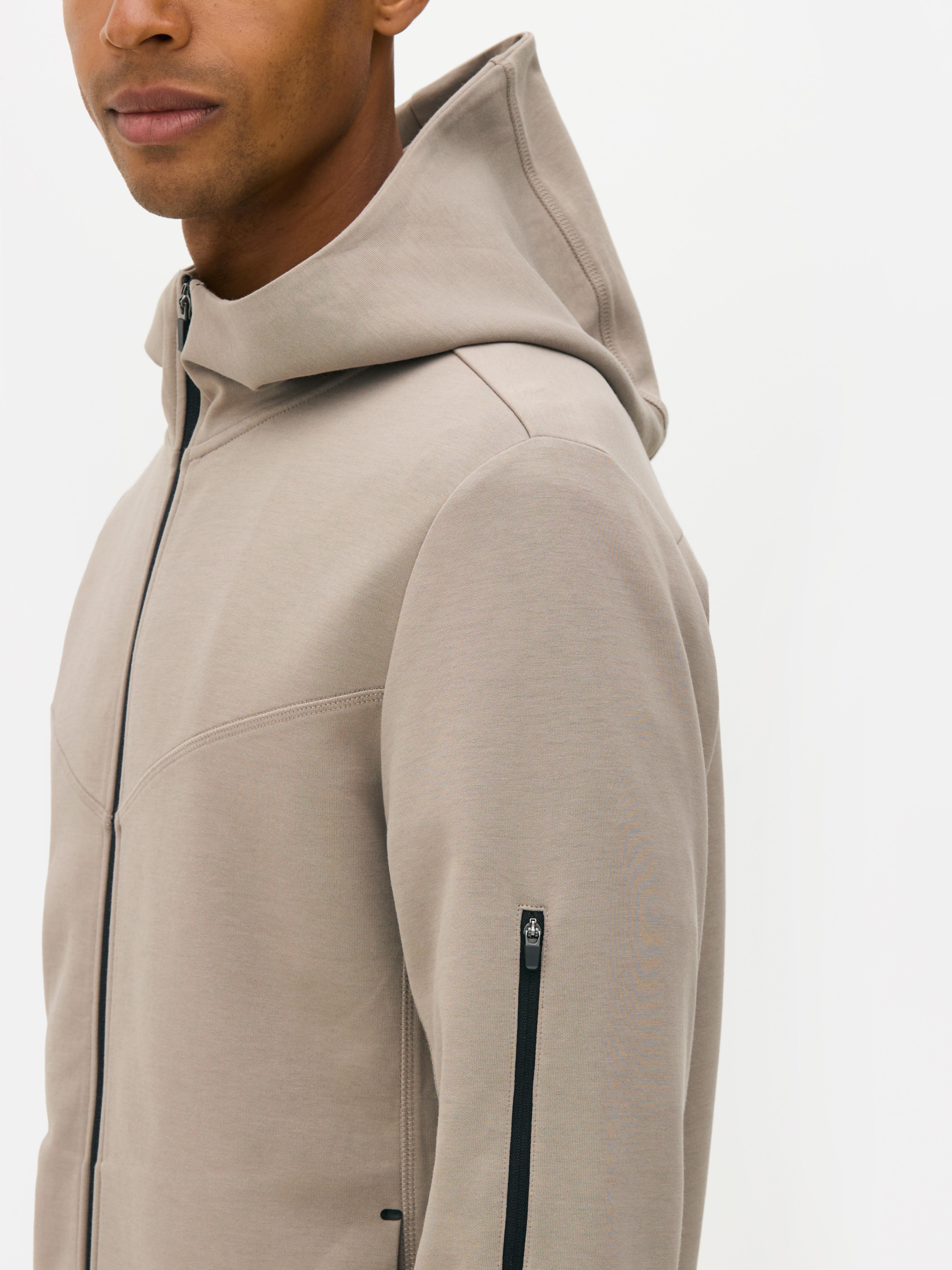 Felpa con cappuccio e zip