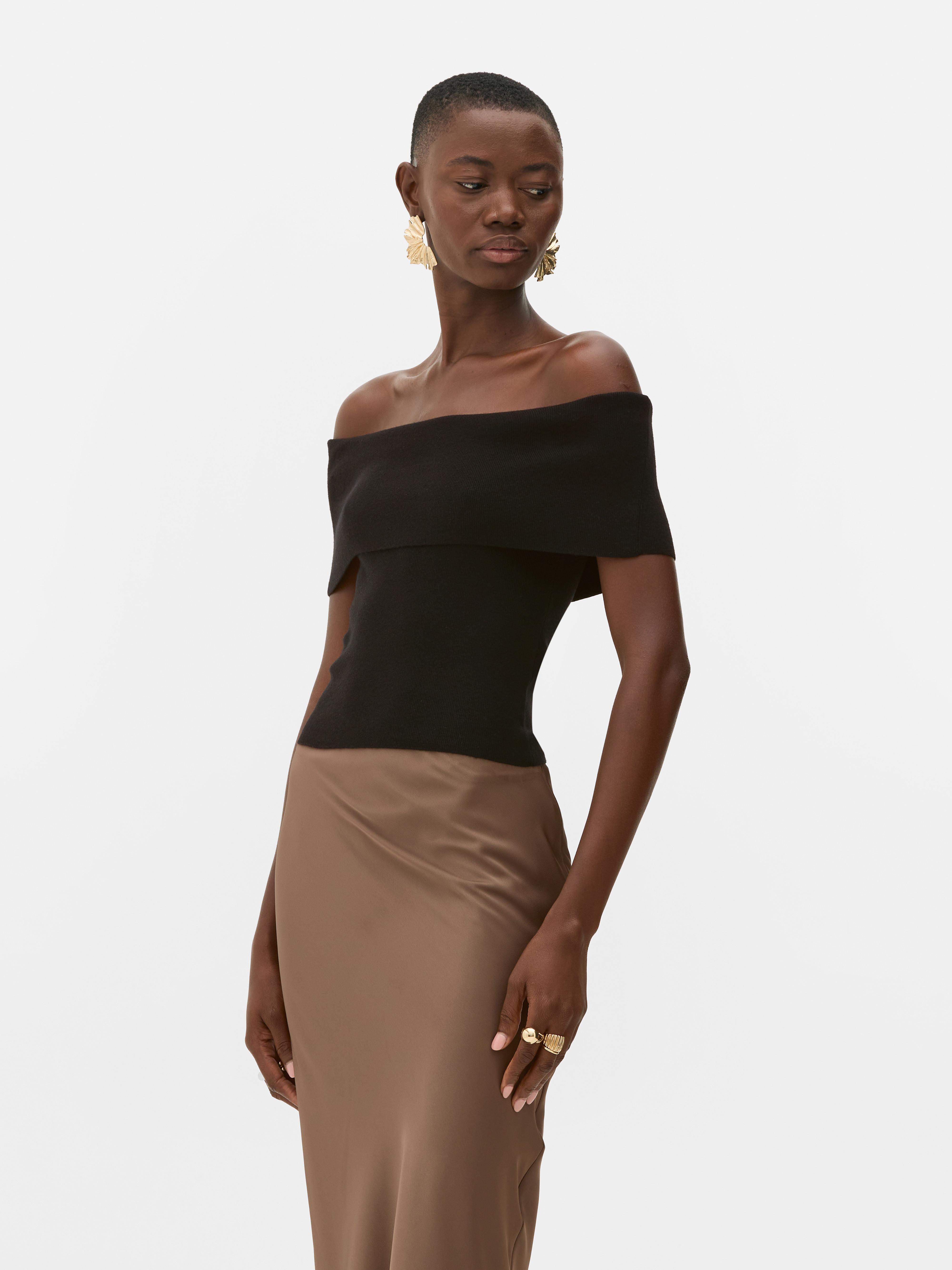 Short Sleeve Bardot Top