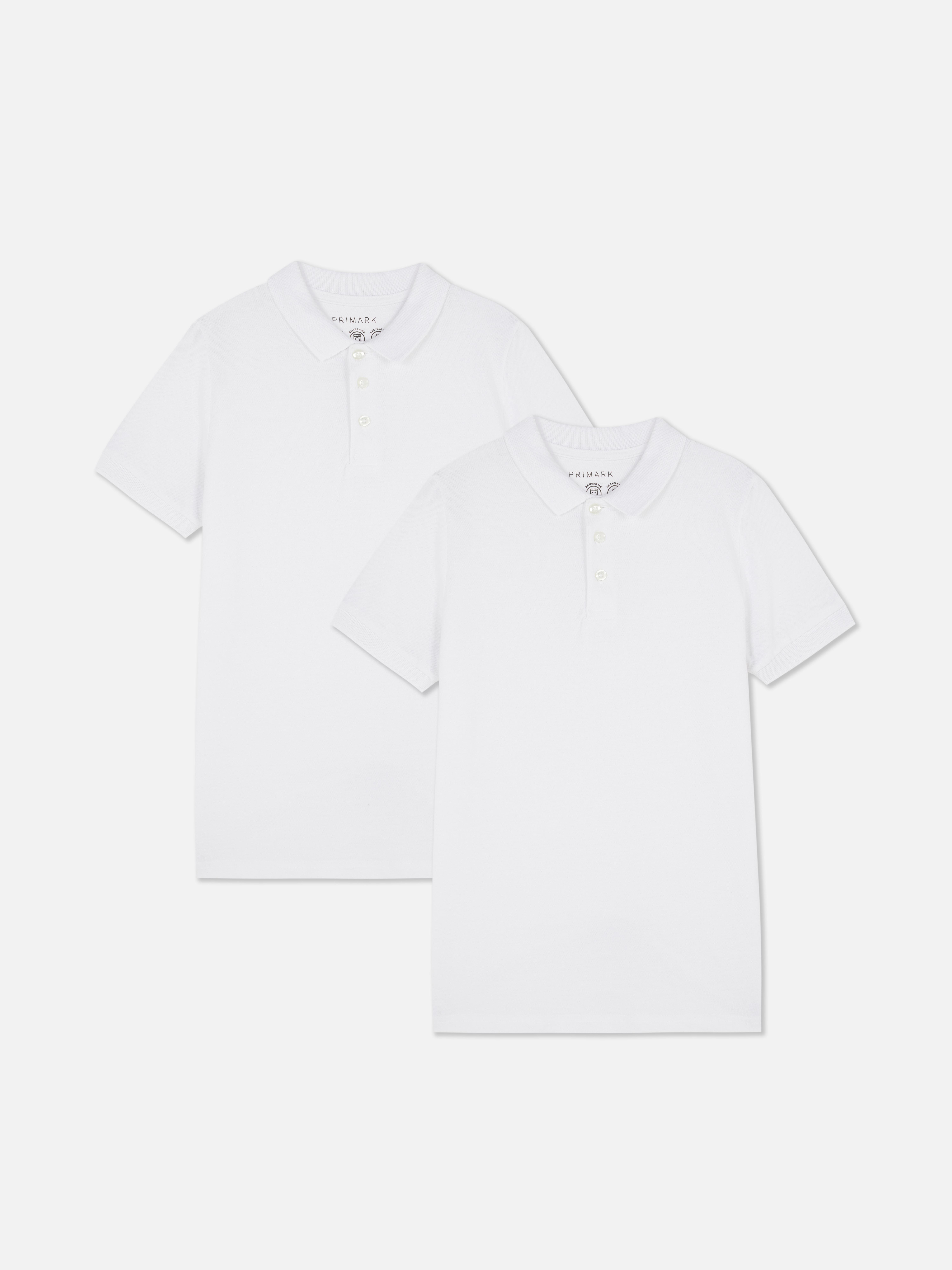 2pk Older Kids' School Polo Shirts