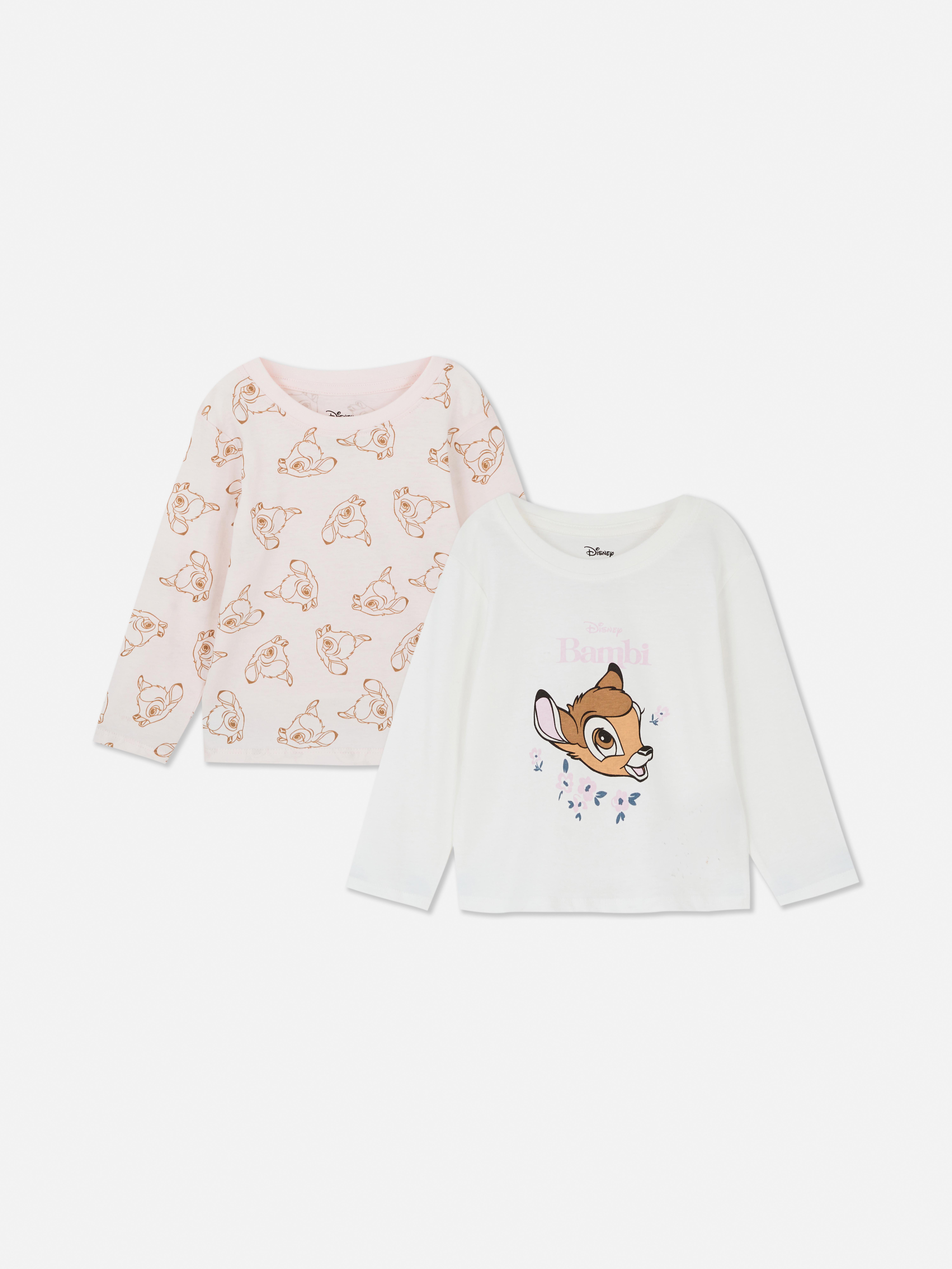 0-36 mois | Lot de 2 t-shirts à manches longues Disney Bambi