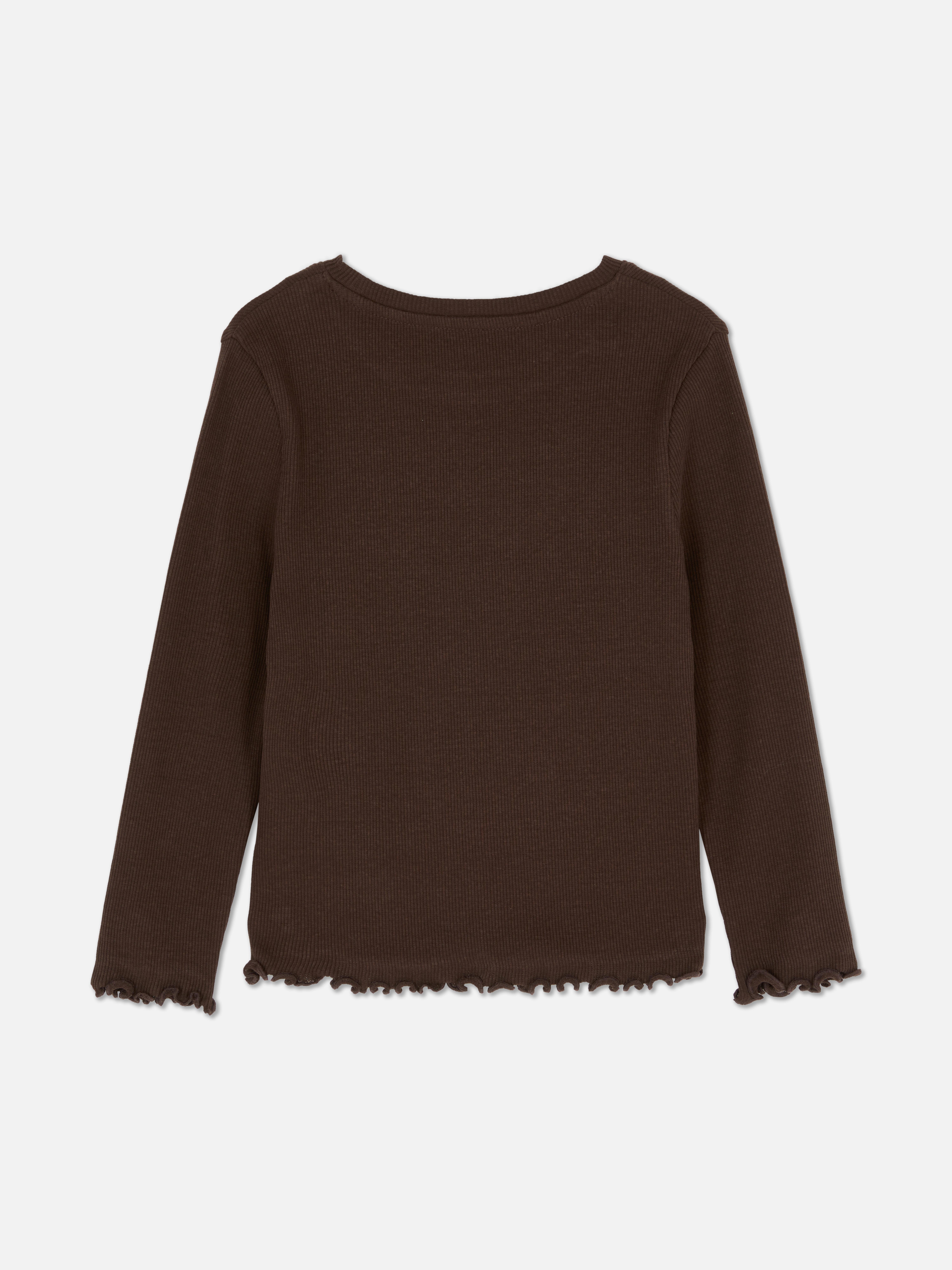 1.5-8yrs | Ribbed Long-Sleeve T-Shirt