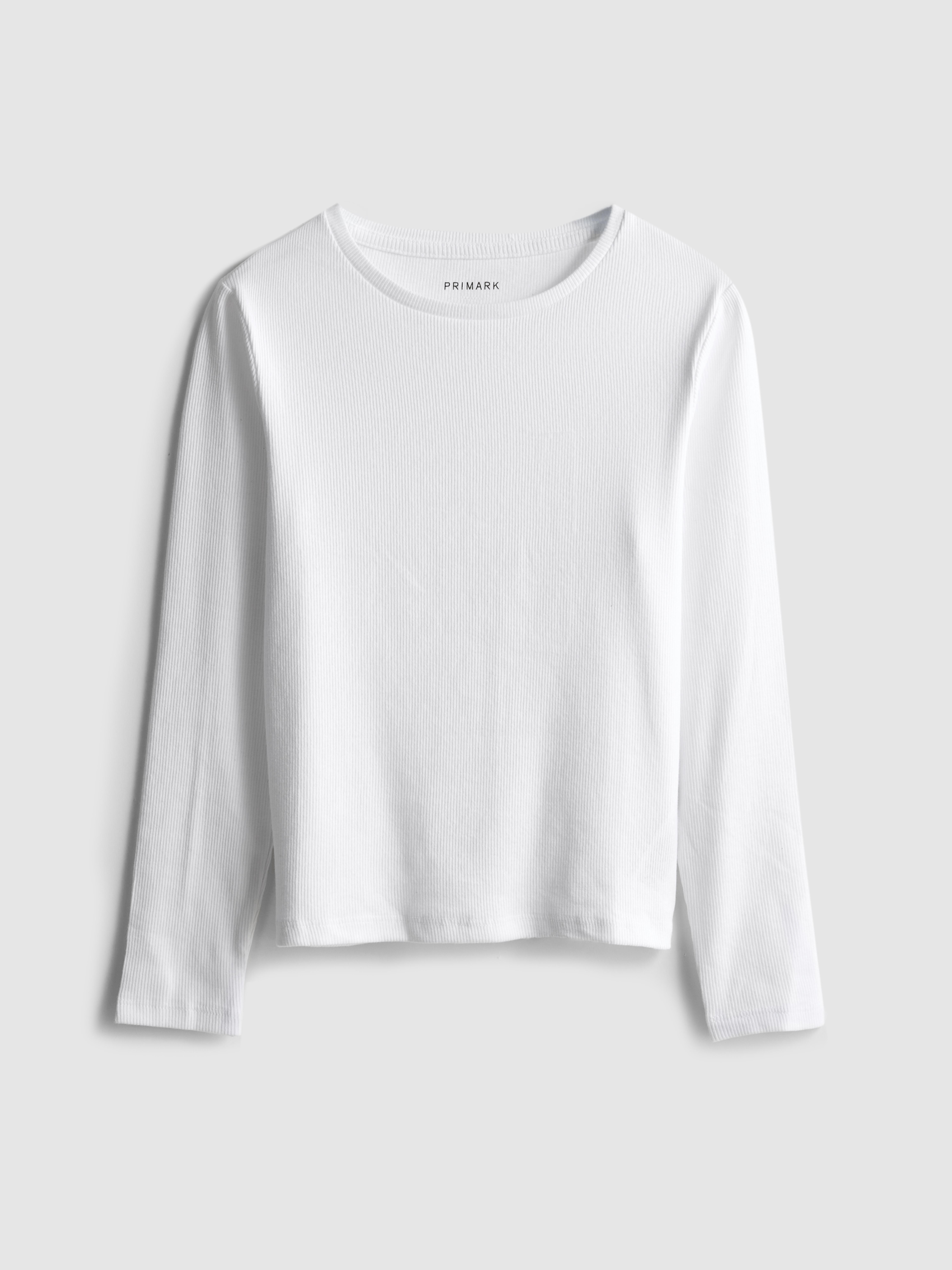 7-15yrs | Ribbed Long-Sleeve T-Shirt