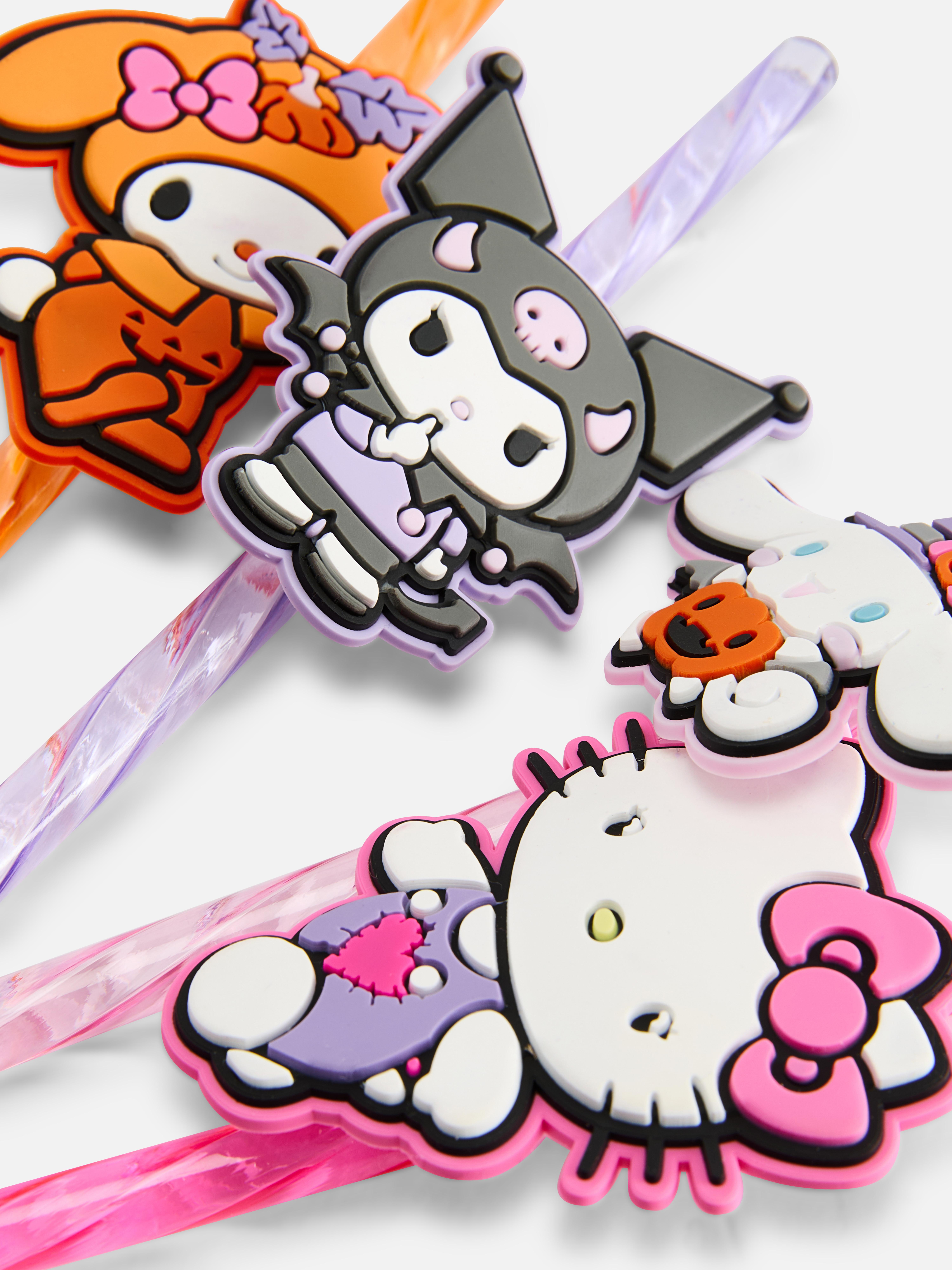 Pack de 4 pajitas de Hello Kitty y sus amigos
