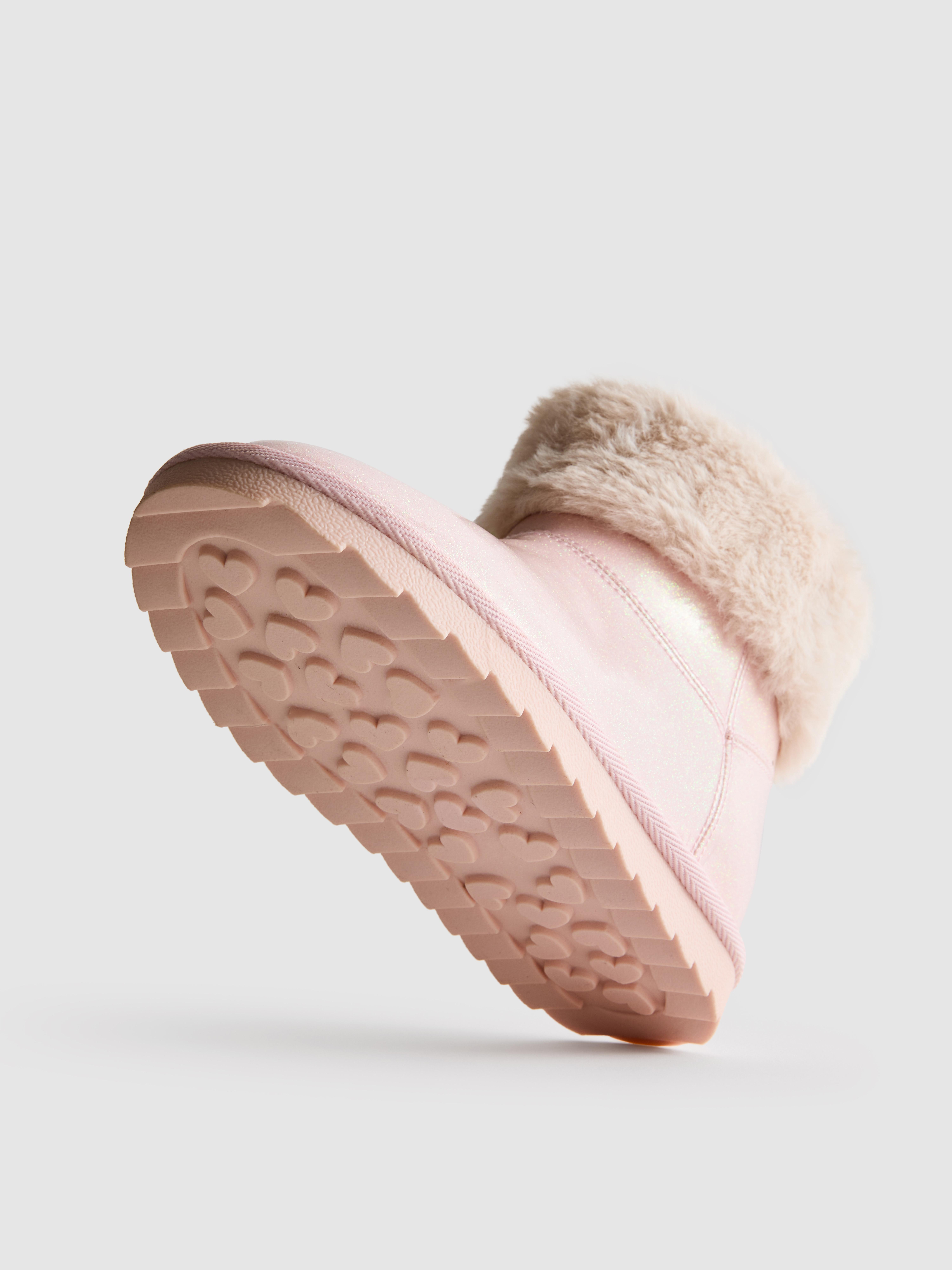 Ombré Glitter Snug Ankle Boots