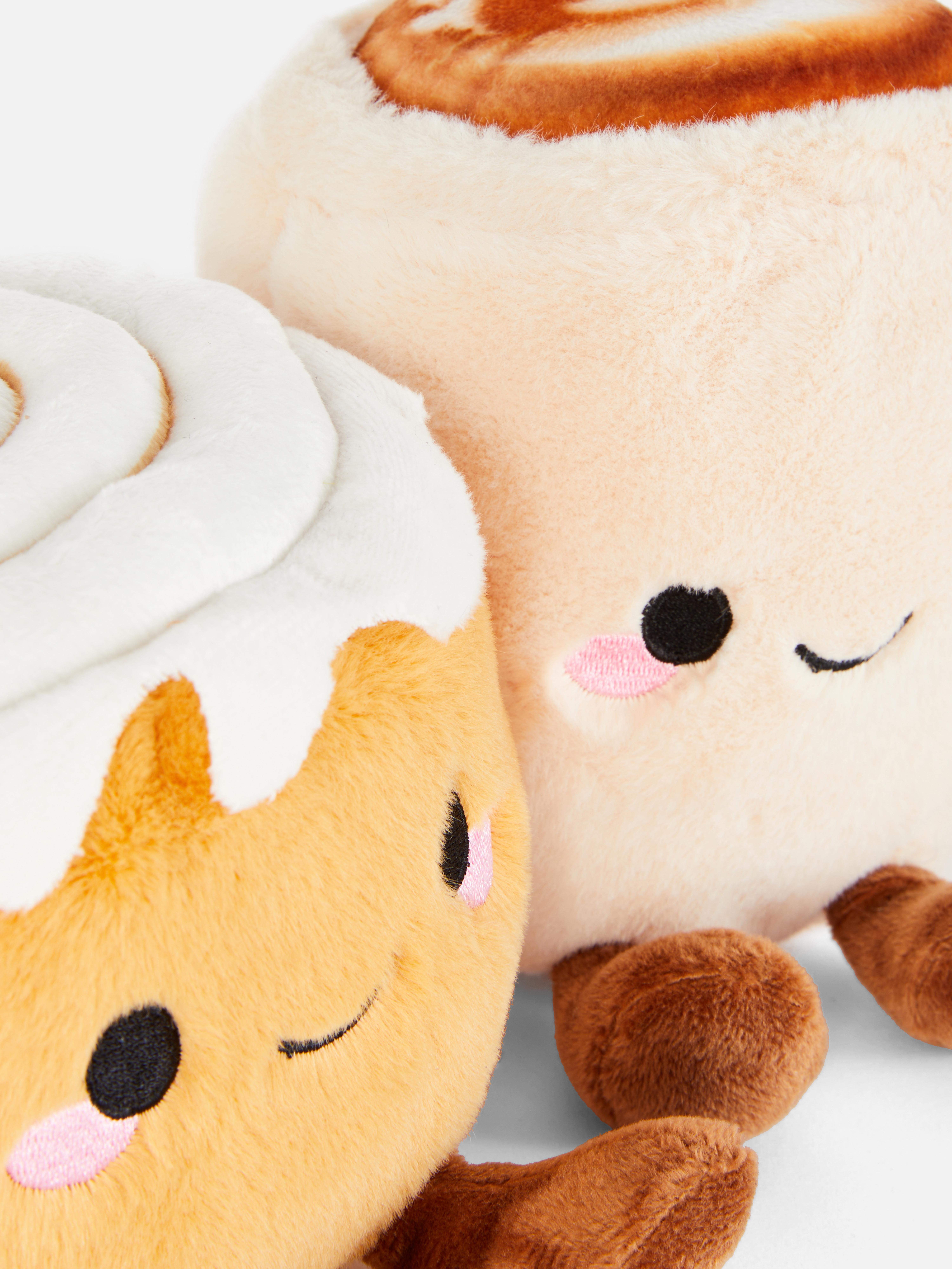Peluche tasse de café et pâtisserie