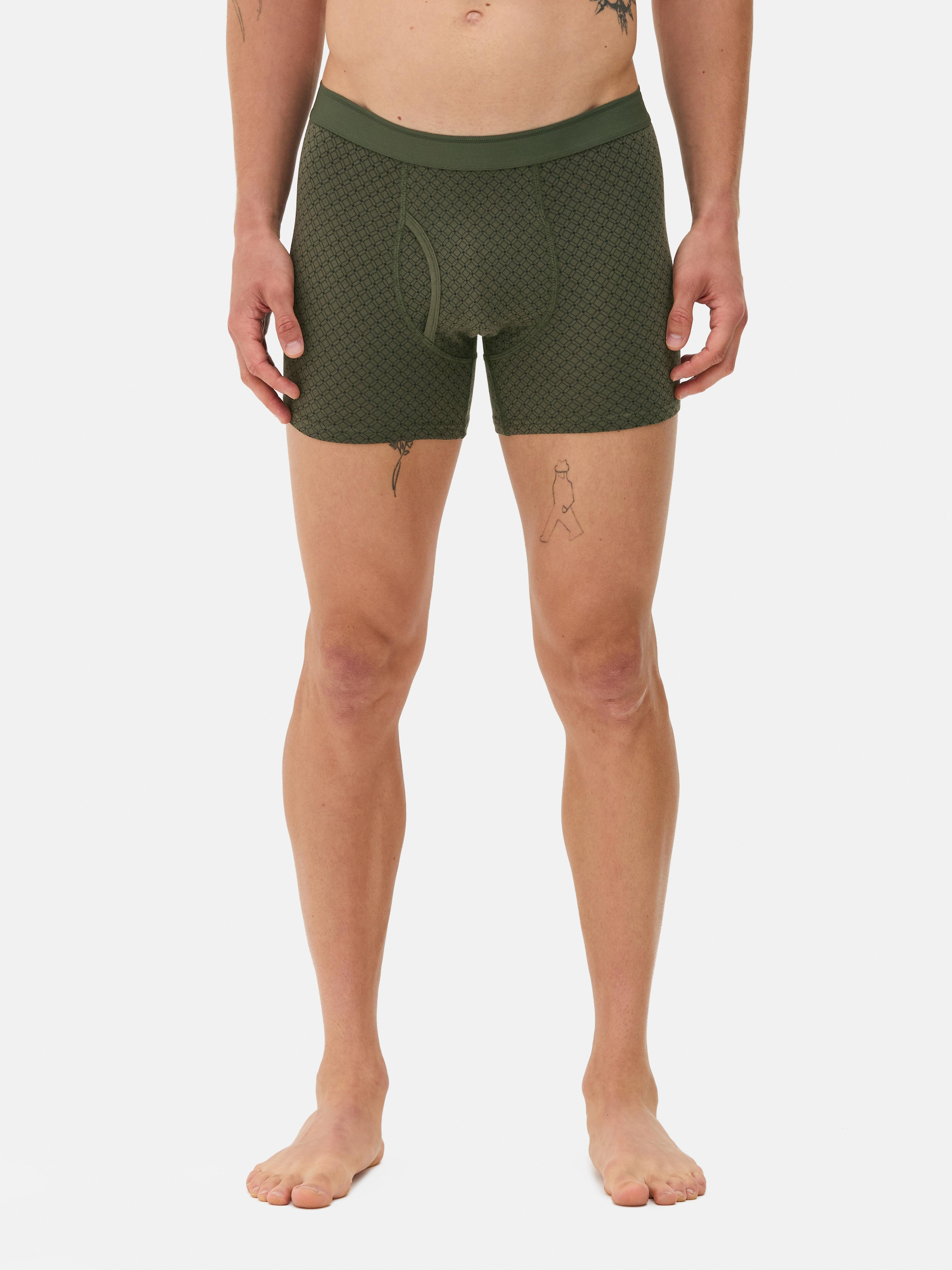 Lot de 3 boxers à imprimé géométrique