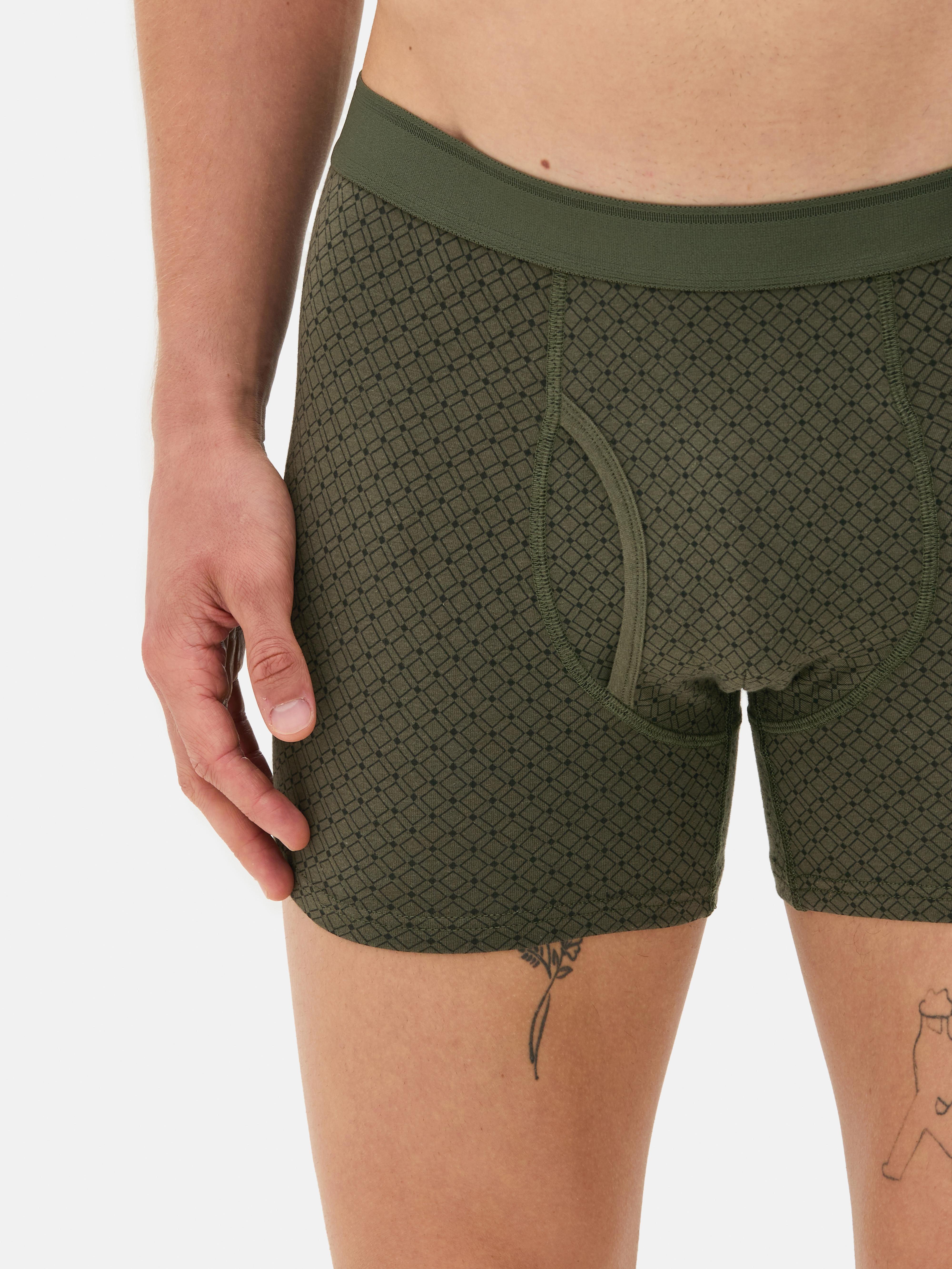 Lot de 3 boxers à imprimé géométrique