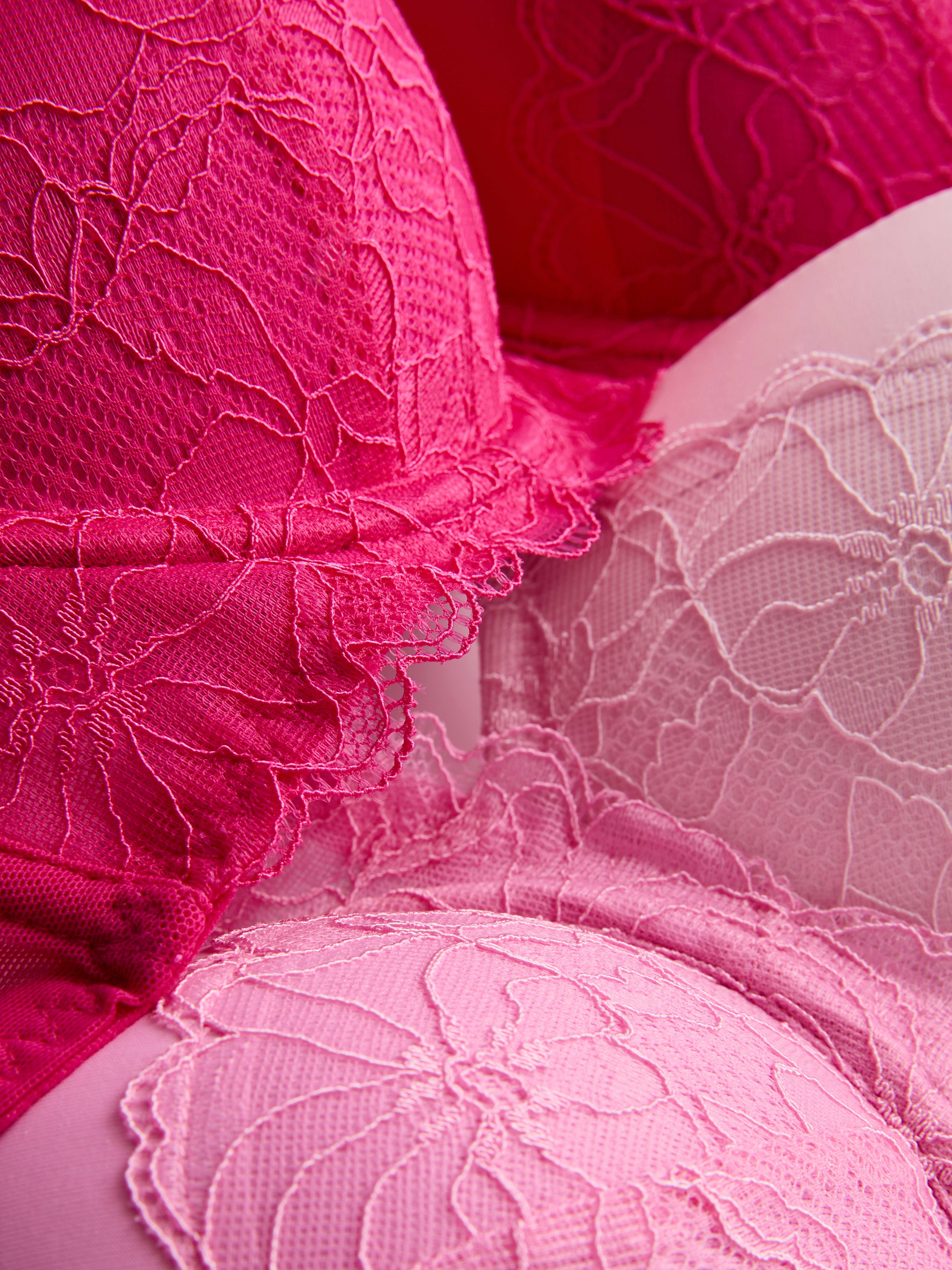 Women's 3-Pack Lace Push Up Bras