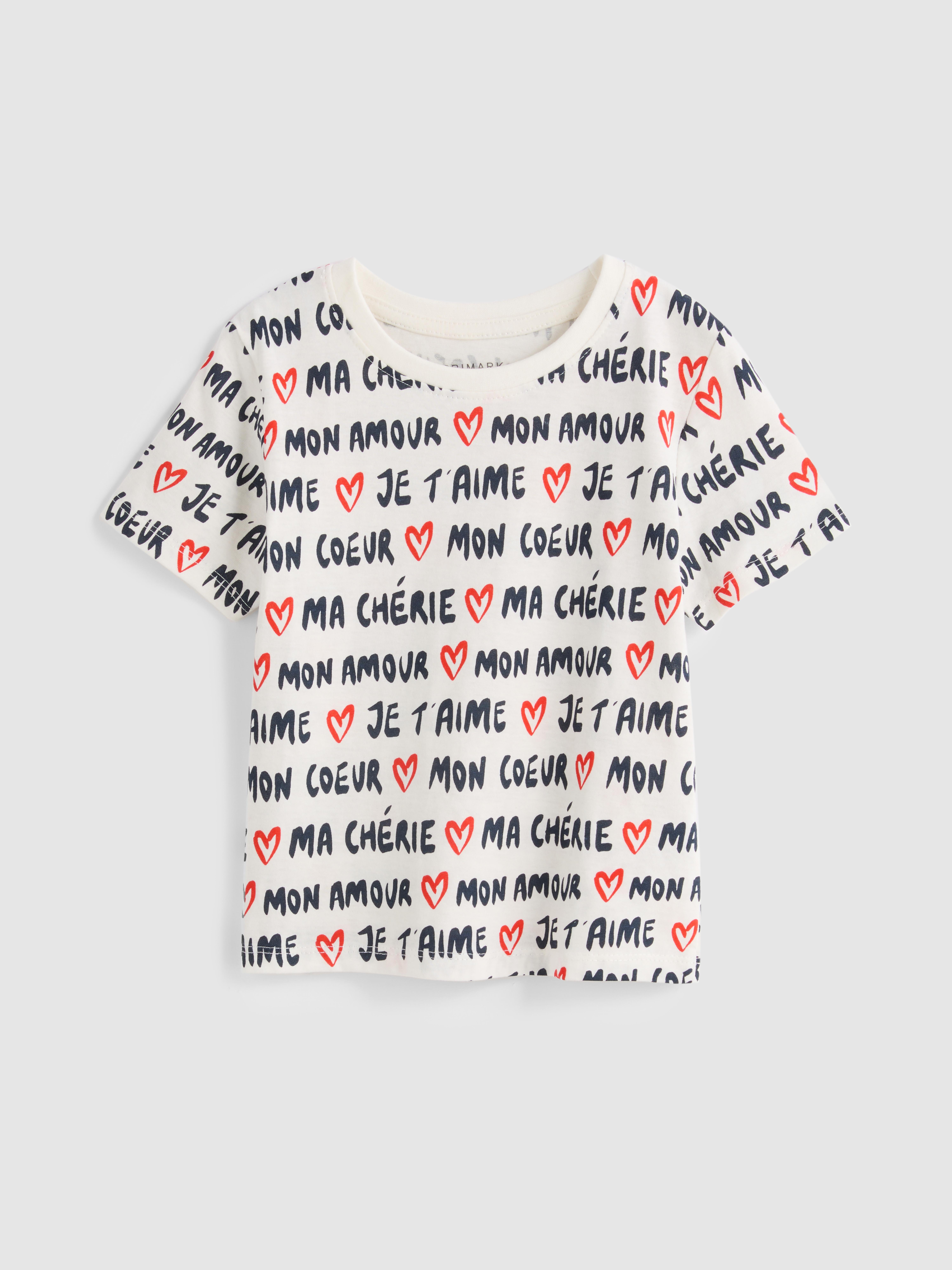 1,5-8 años | Camiseta estampada de algodón puro