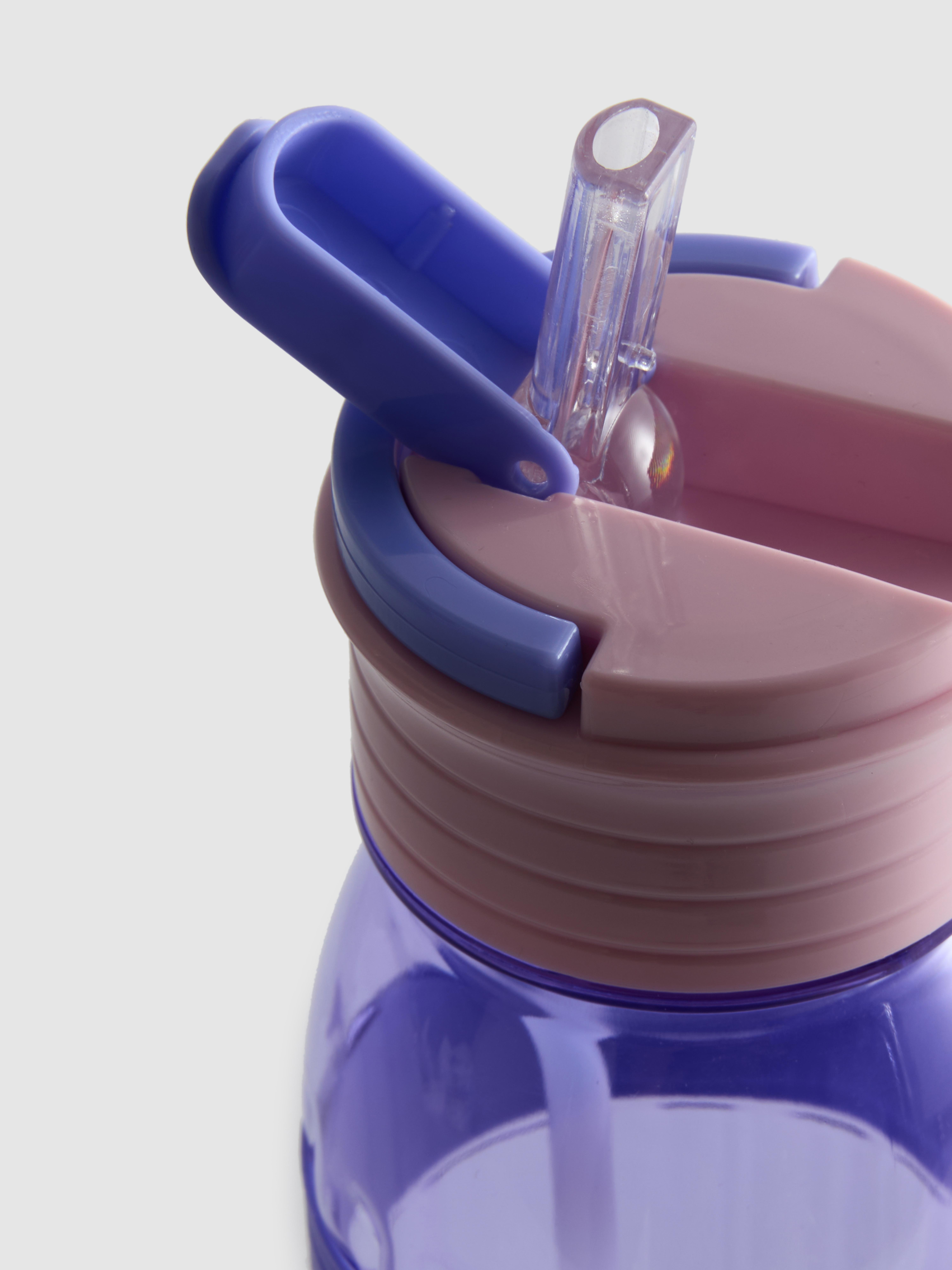 Trinkflasche mit Pop-up-Strohhalm