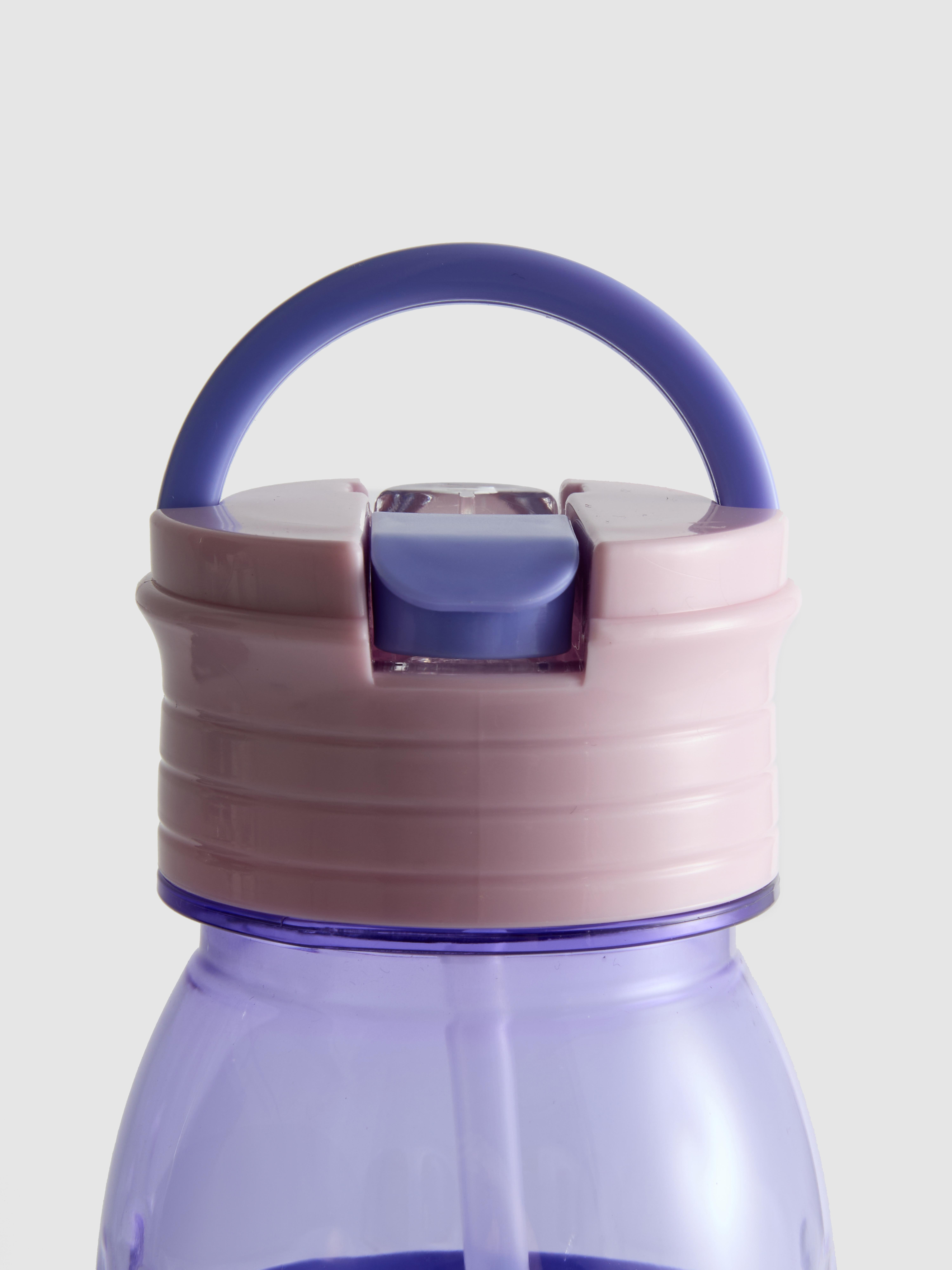 Trinkflasche mit Pop-up-Strohhalm