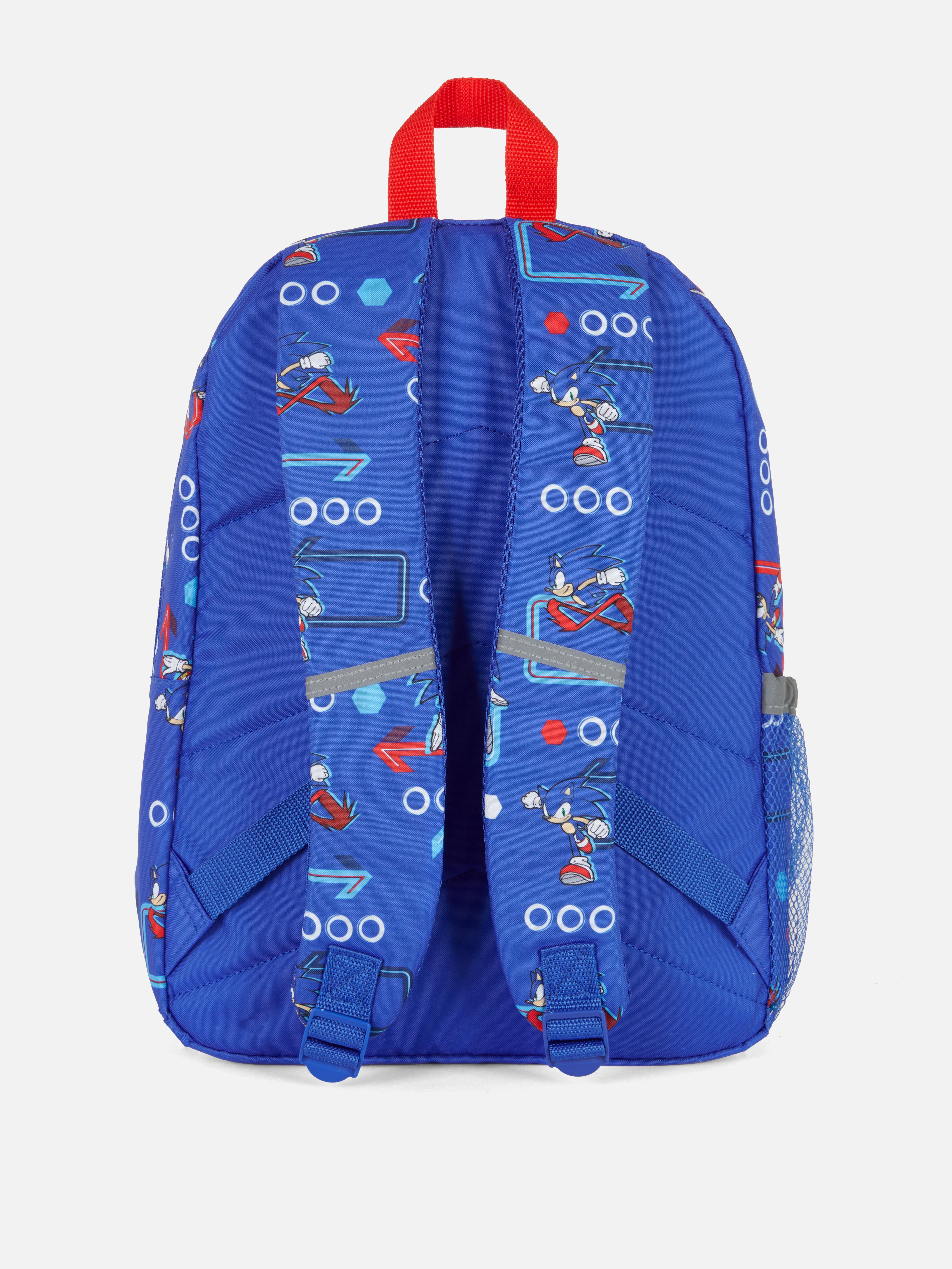 Rugzak met print Sonic The Hedgehog